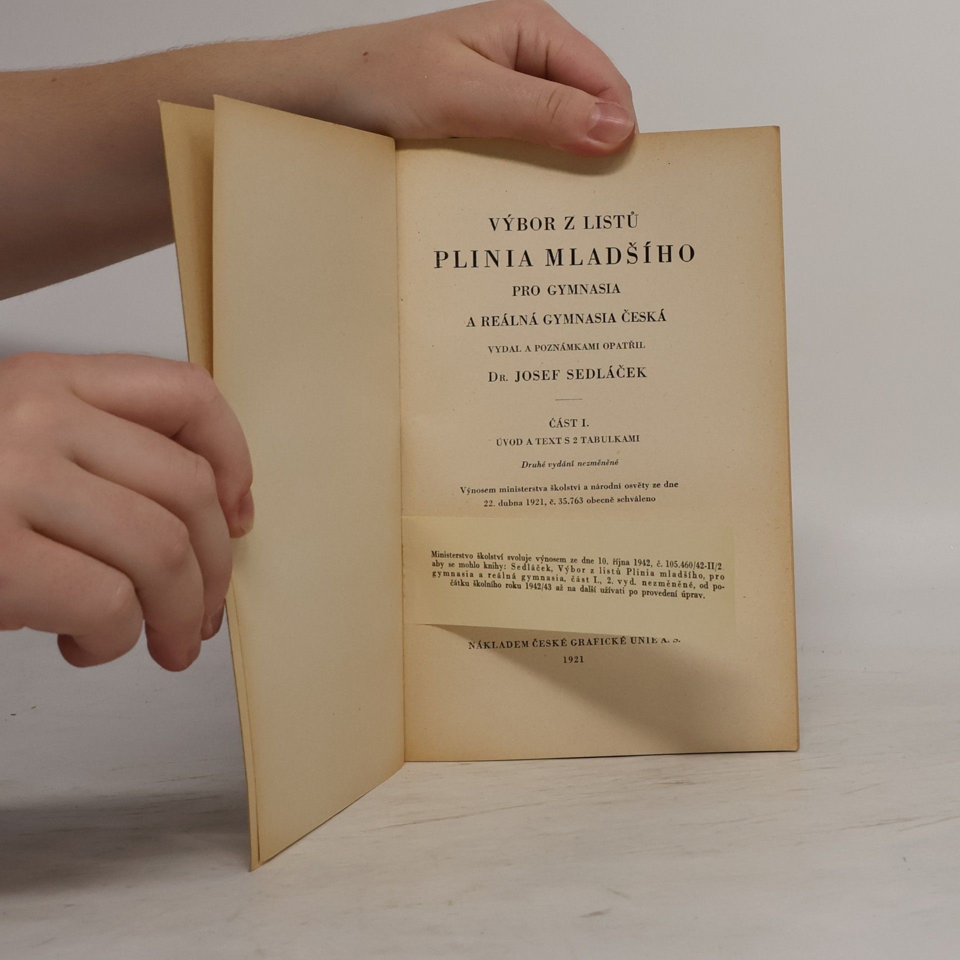 Gaius Plinius Caecilius Secundus Výbor z listů Plinia mladšího