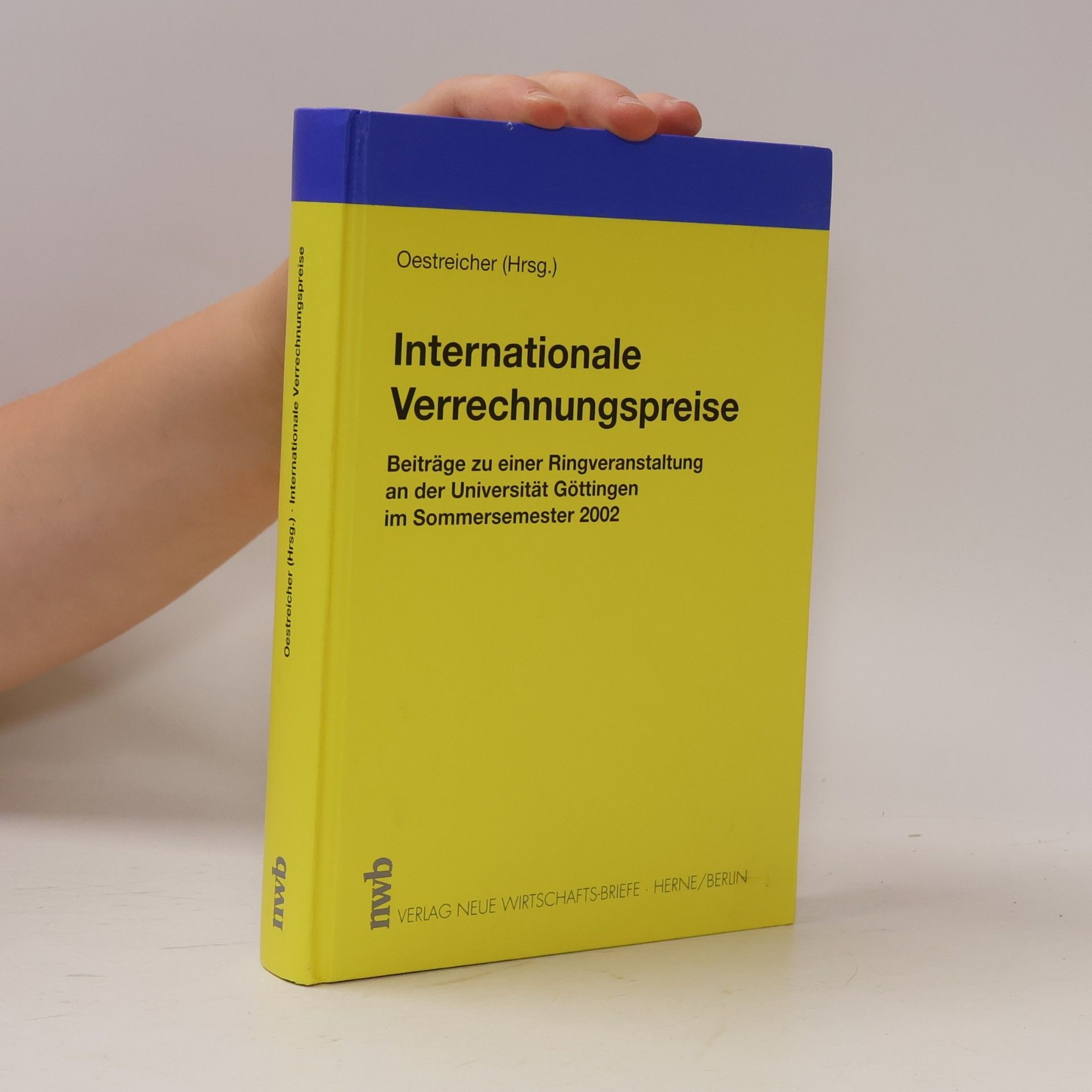 Andreas Oestreicher Internationale Verrechnungspreise