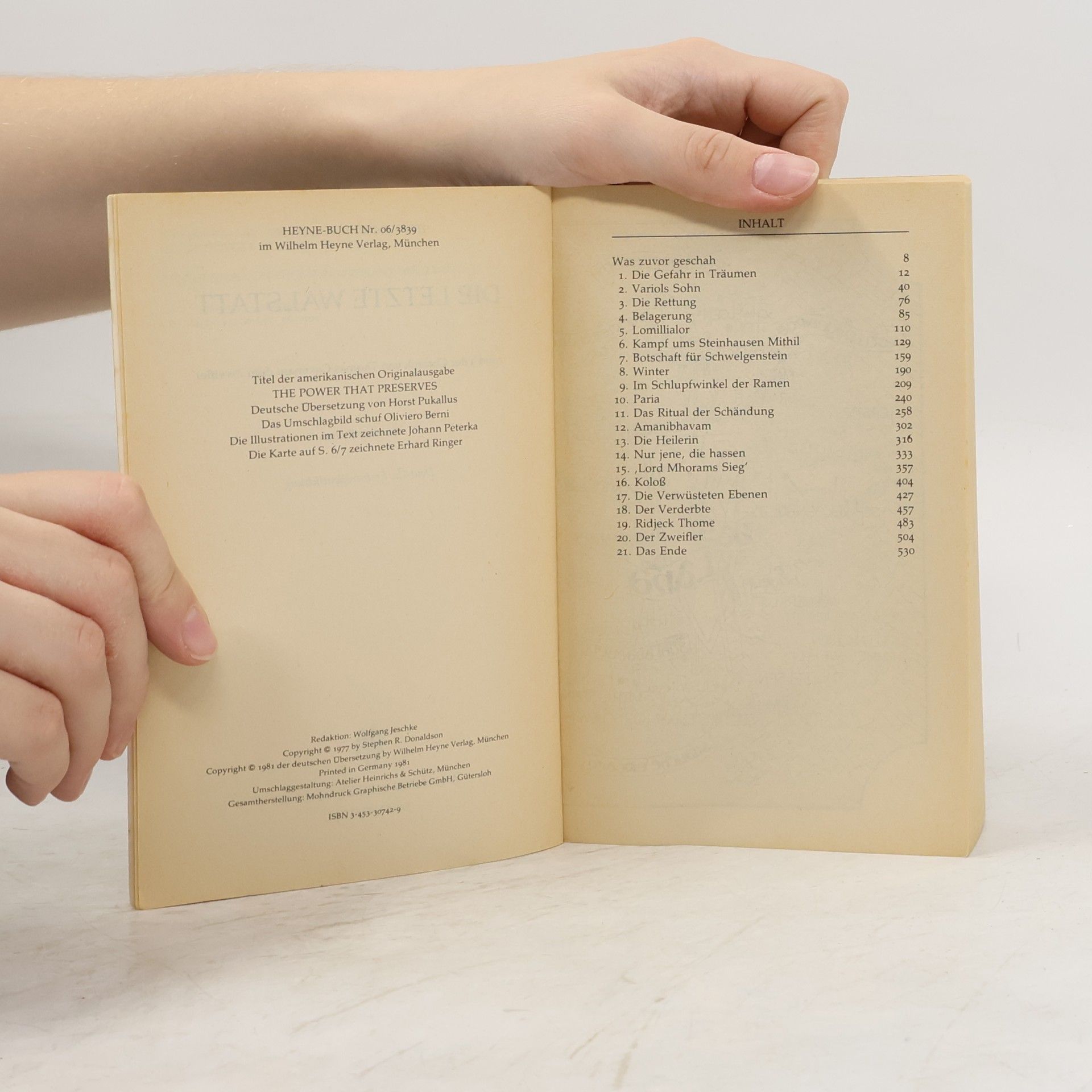 Stephen R. Donaldson Die letzte Walstatt