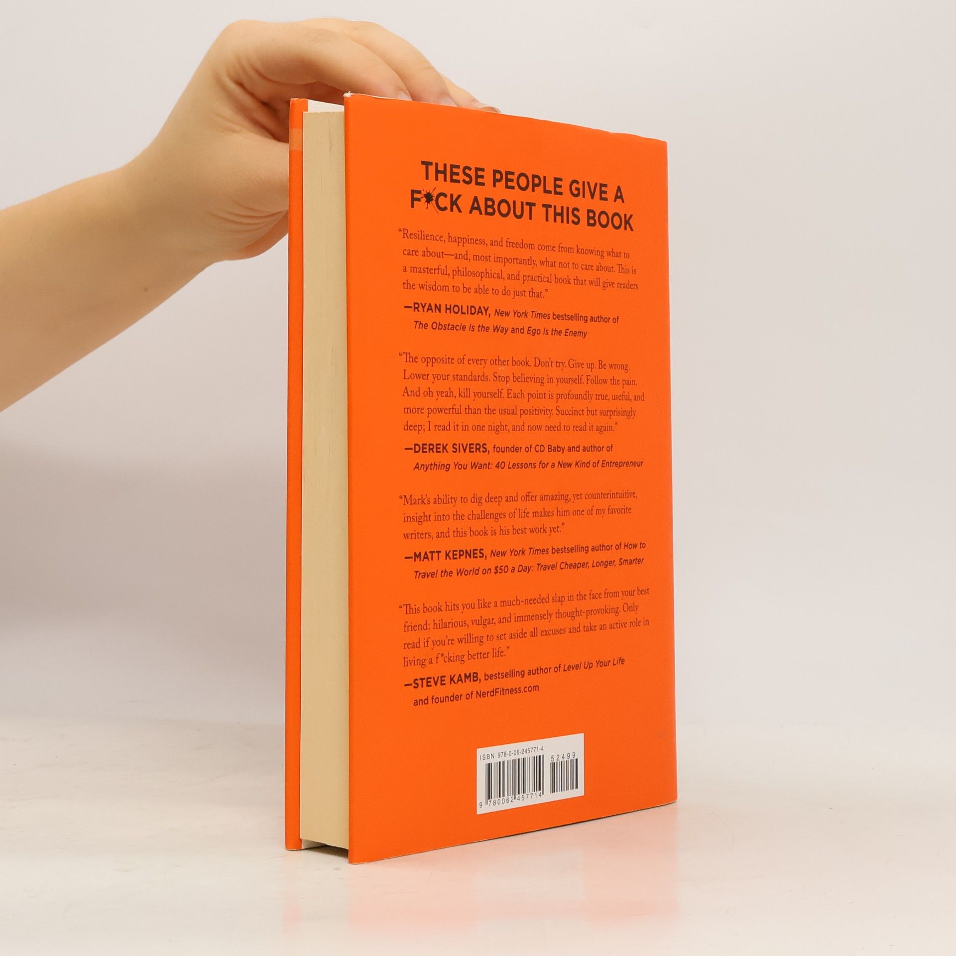 Mark Manson The Subtle Art of Not Giving a Fuck