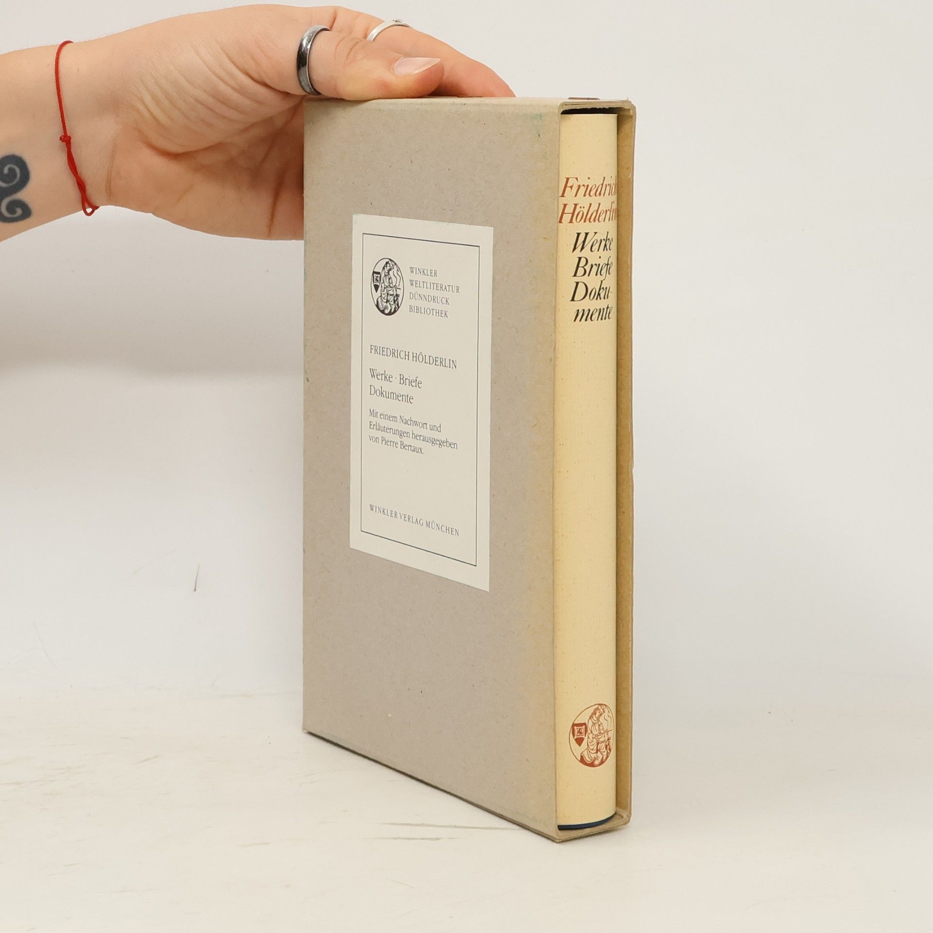 Winkler Weltliteratur: Werke, Briefe, Dokumente. Ausgewählt und mit einem Nachwort versehen. Dünndruck-Ausgabe