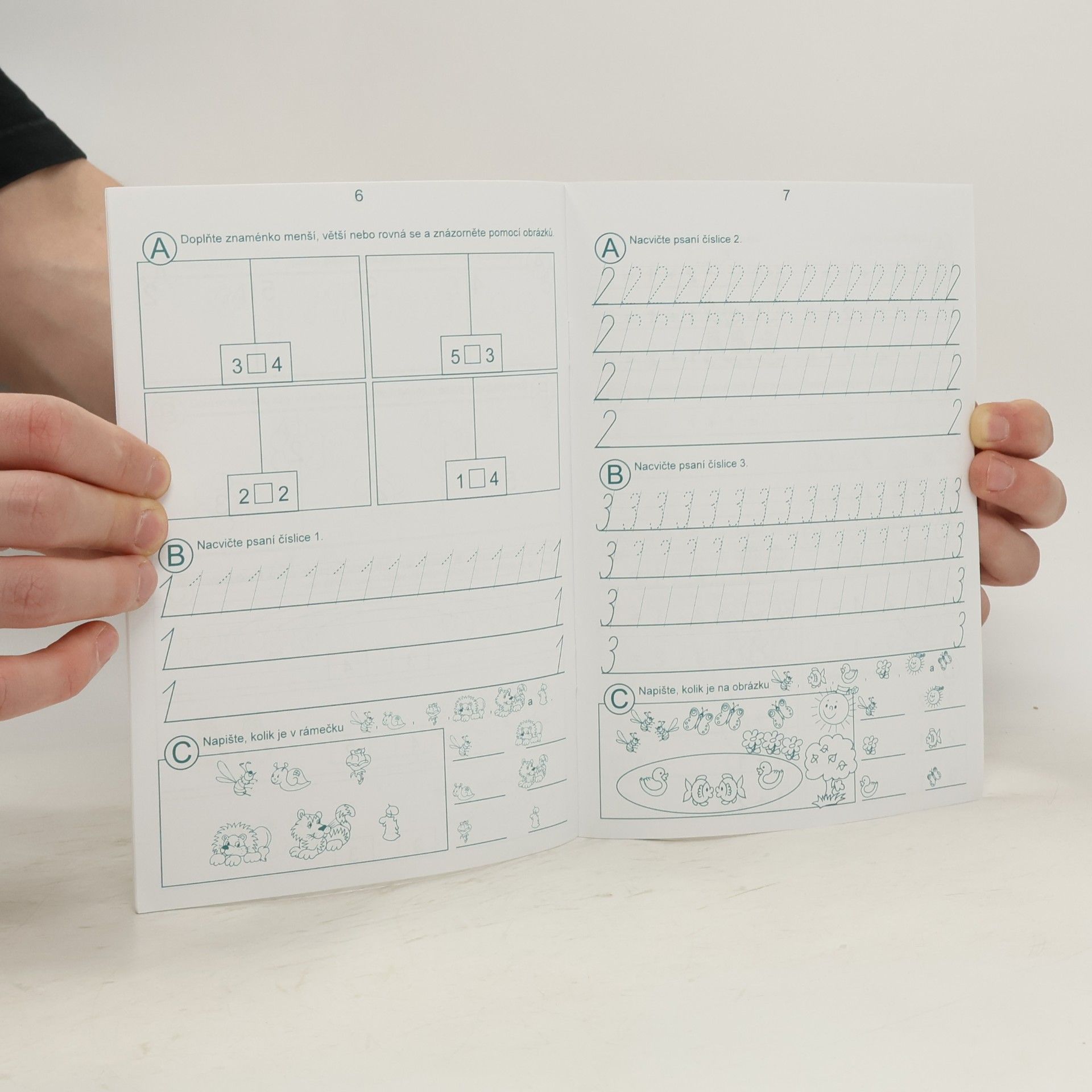 Jana Potůčková Procvičovací sešit z matematiky pro 1. třídu základní školy