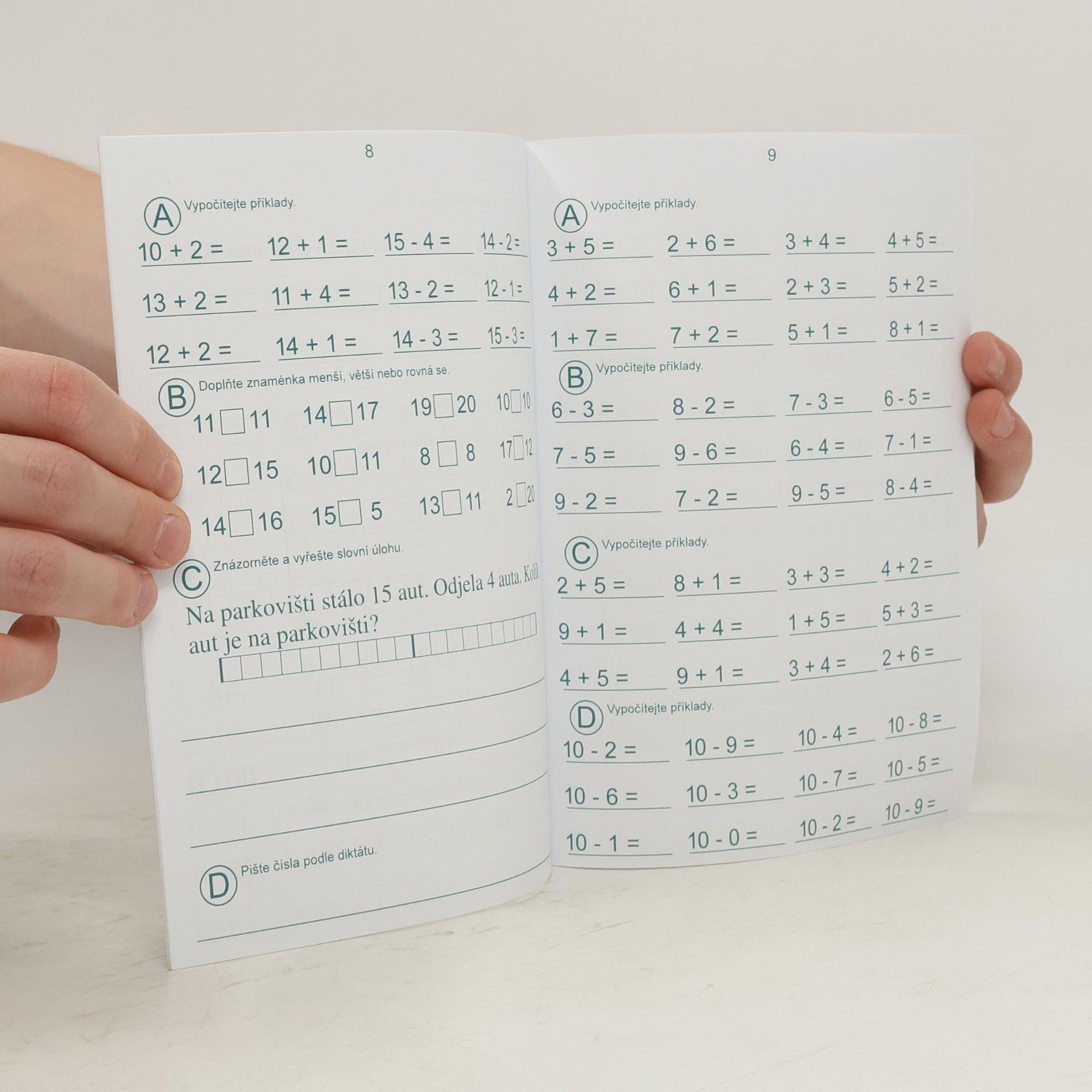 Jana Potůčková Procvičovací sešit z matematiky pro 1. ročník základní školy. 3. díl