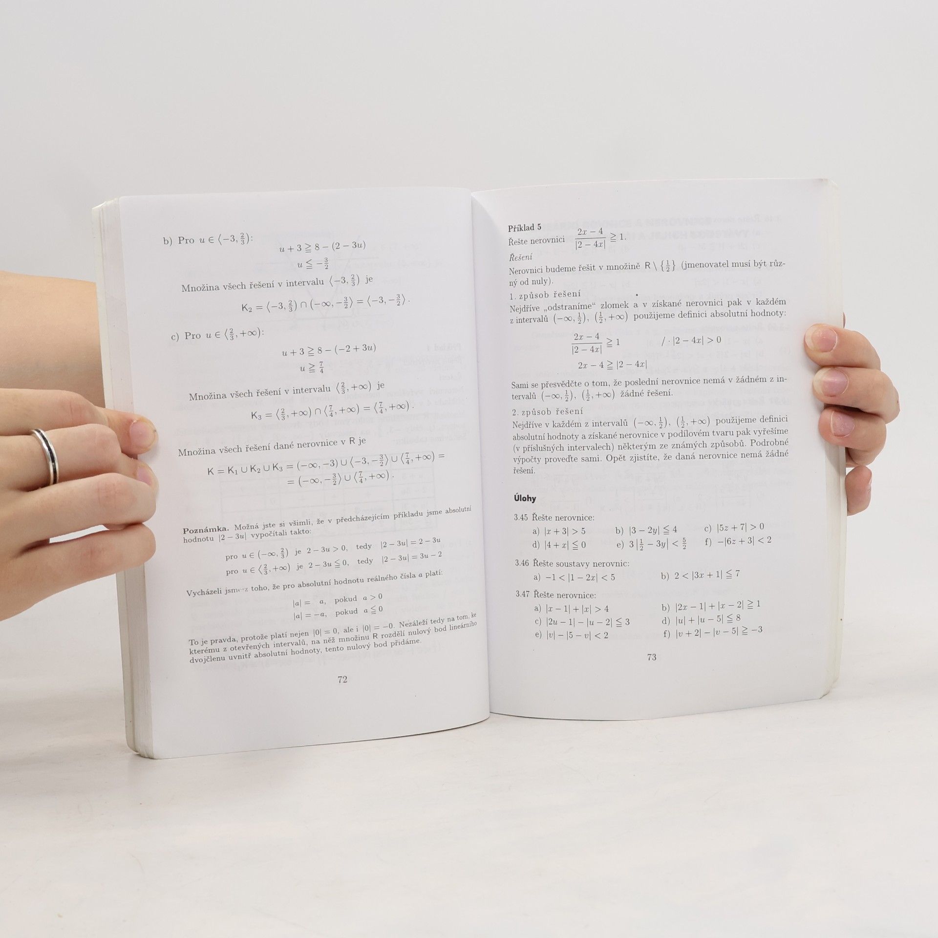 Jura Charvát Matematika pro gymnázia. Rovnice a nerovnice