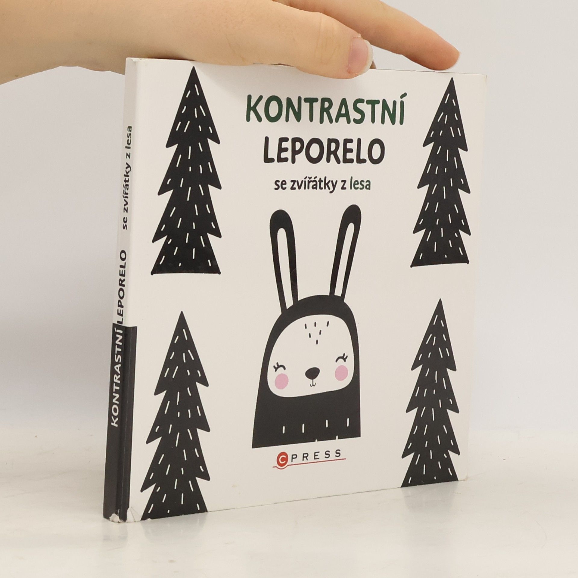 Auteurscollectief Kontrastní leporelo se zvířátky z lesa