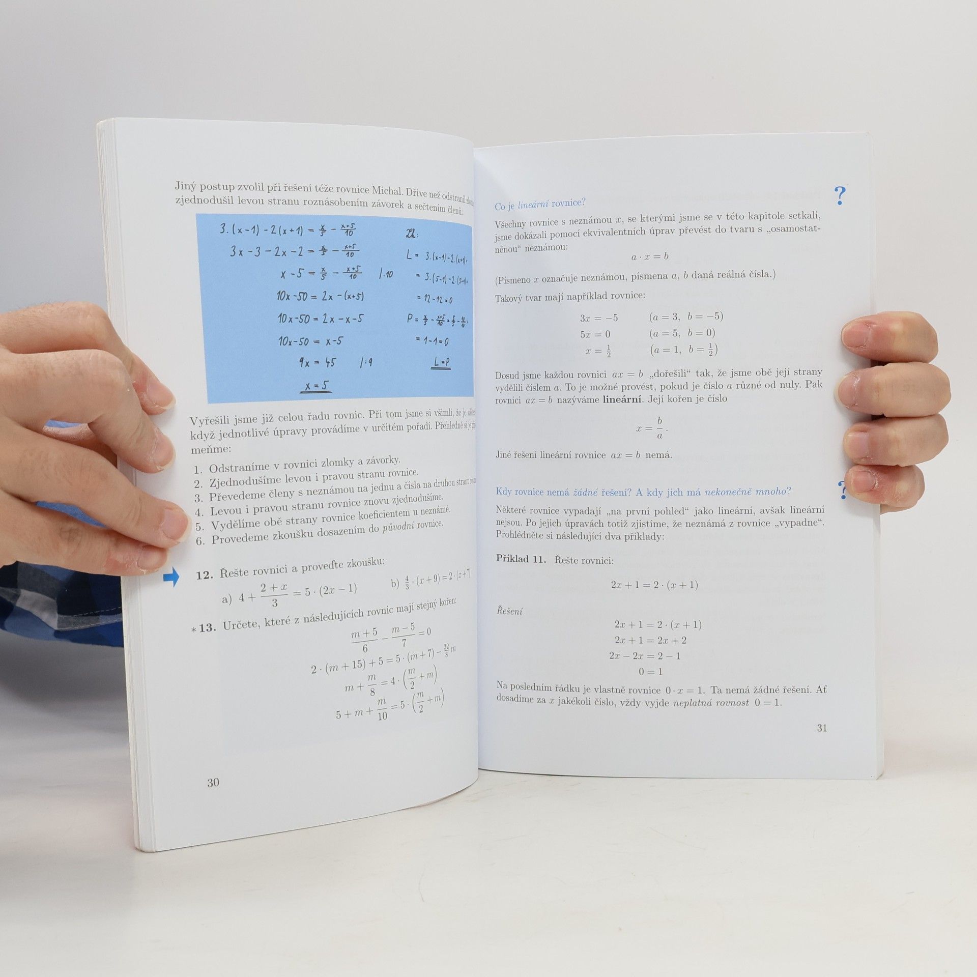 Jiří Mikulčák Matematika. Tercie, Rovnice a nerovnice