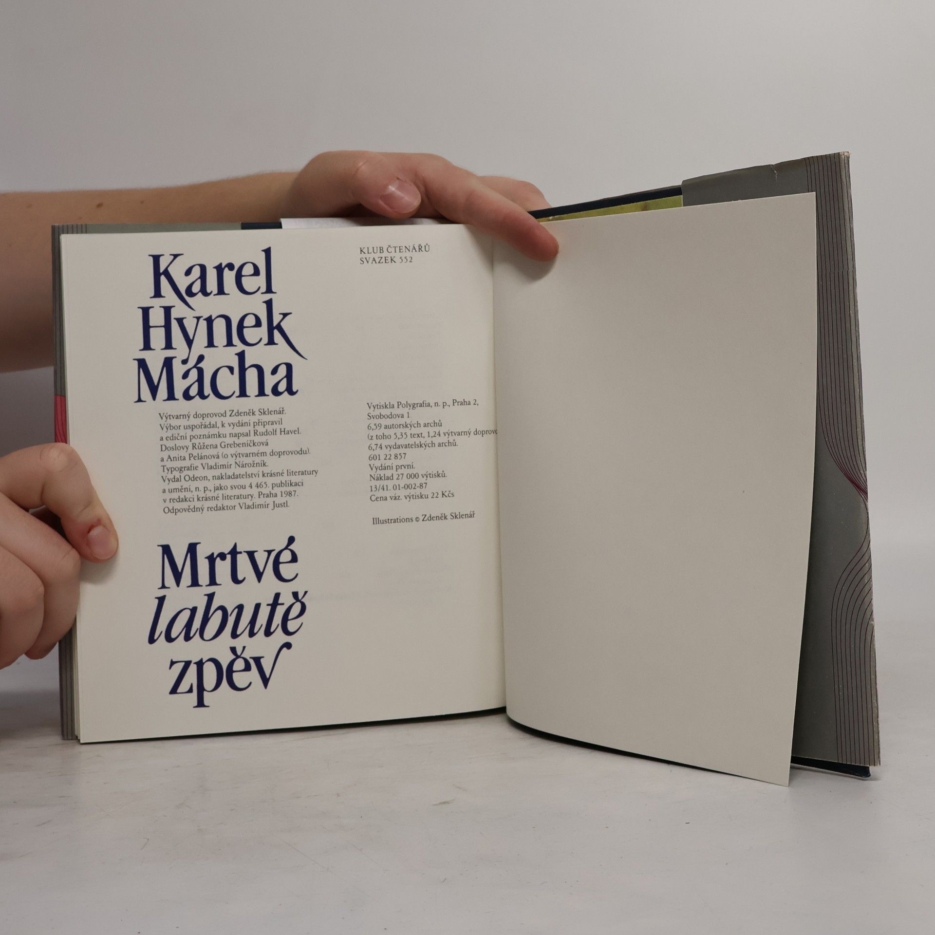 Karel Hynek Mácha Mrtvé labutě zpěv