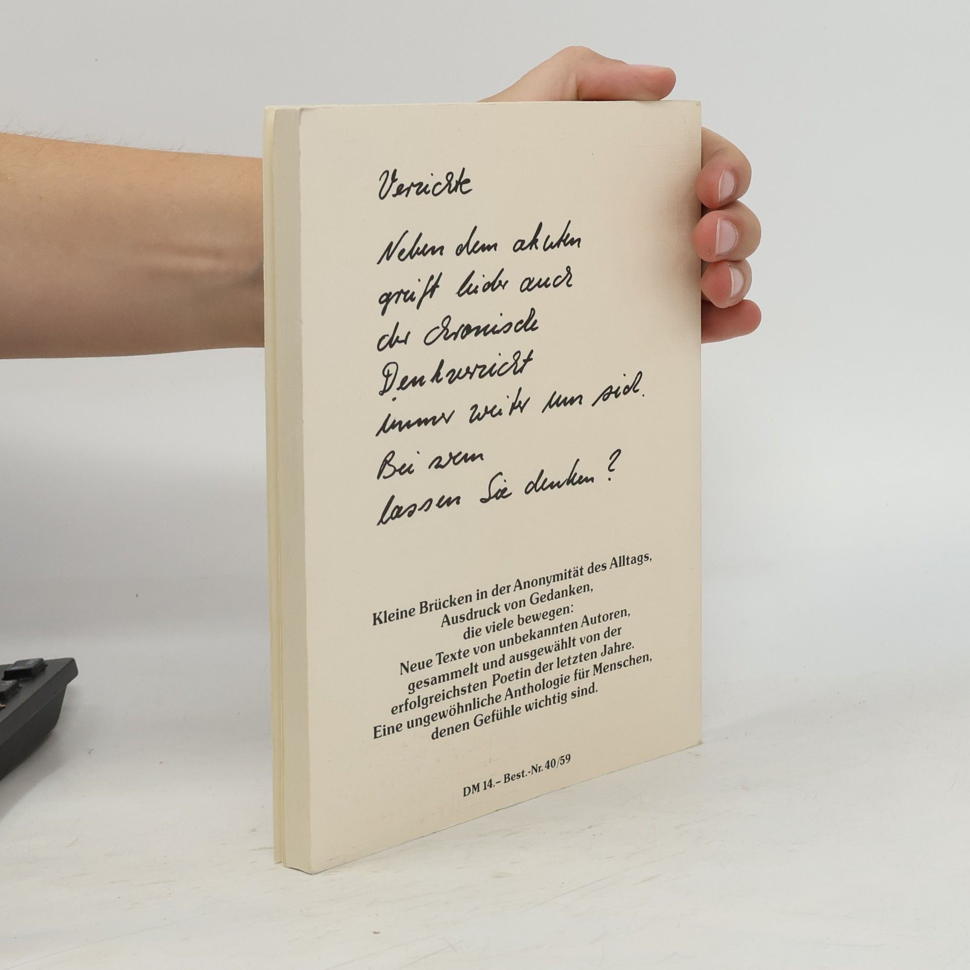 Kristiane Allert-Wybranietz Wir selbst sind der Preis : poetische Texte