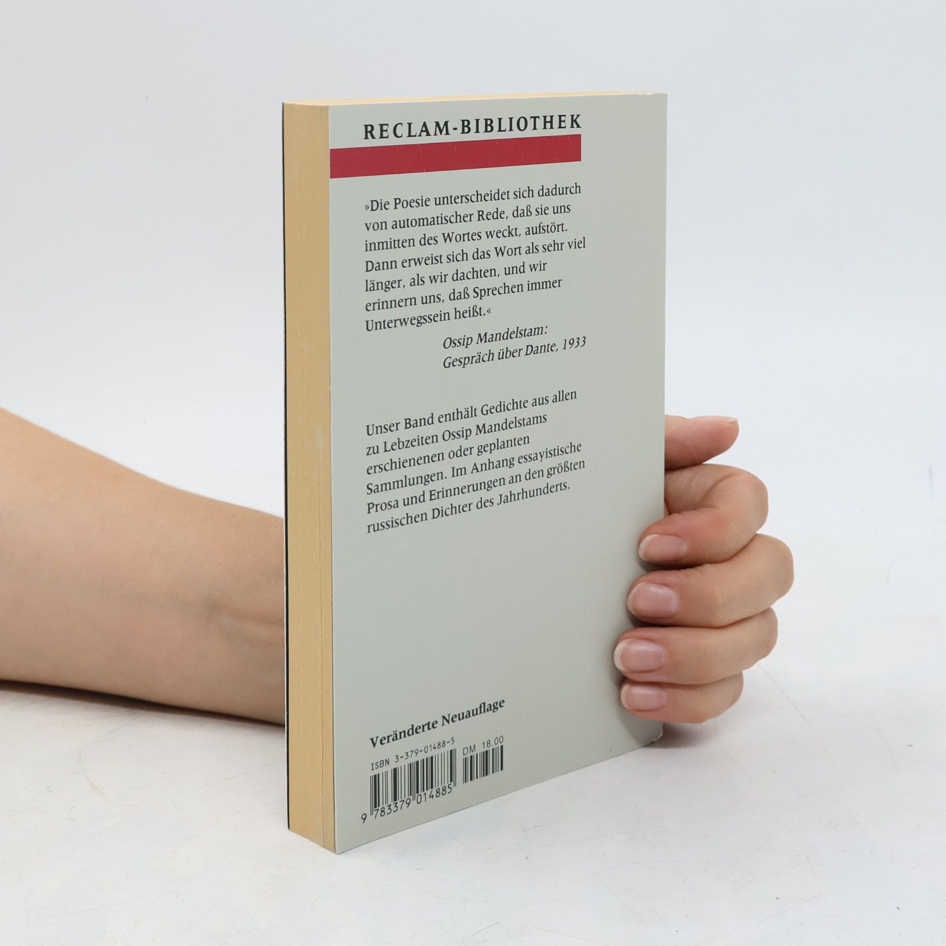 Osip Mandelstam Hufeisenfinder. Gedichte. Hrsg. v. Fritz Mierau. Russ.-Dtsch.