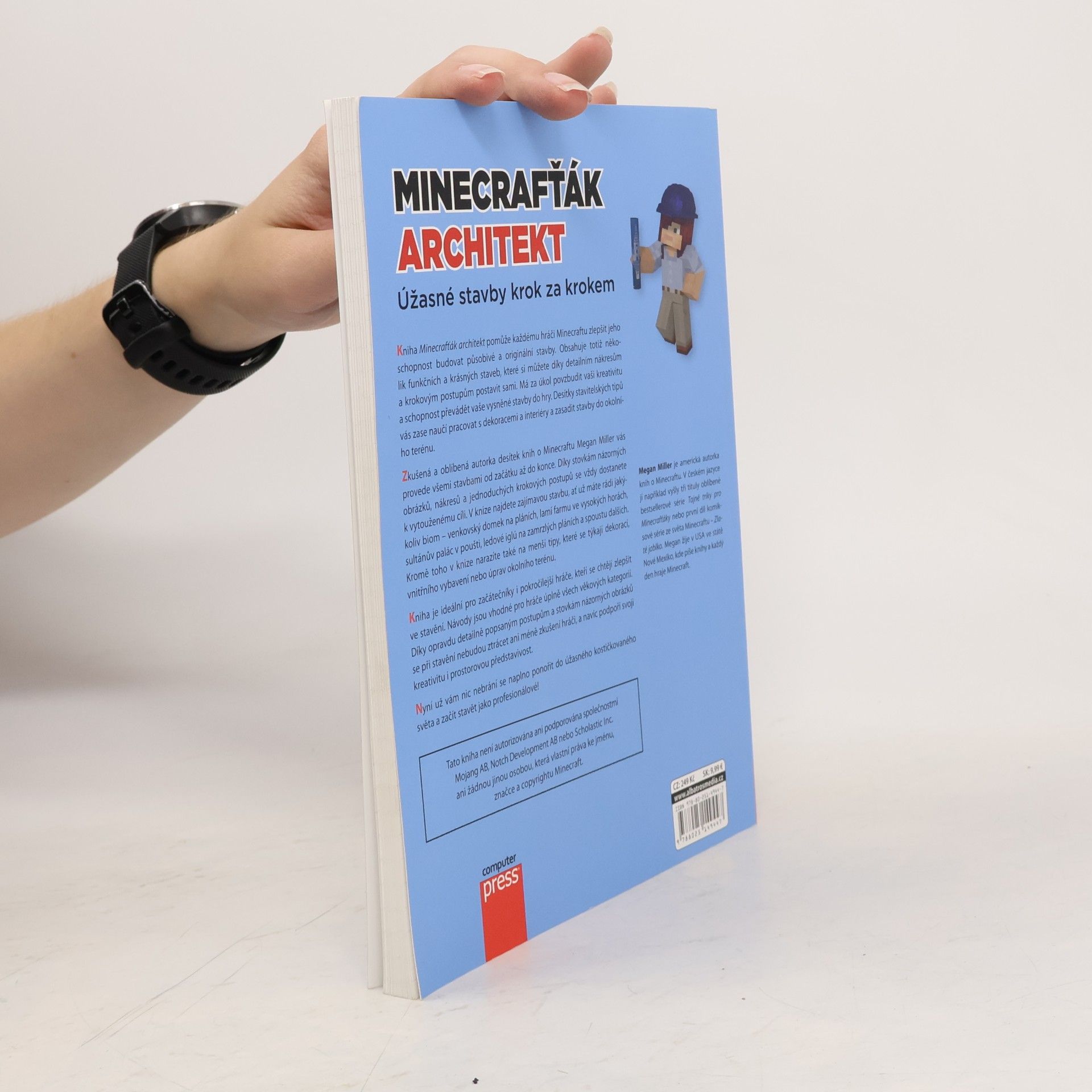 Megan Miller Minecrafťák architekt. Úžasné stavby krok za krokem