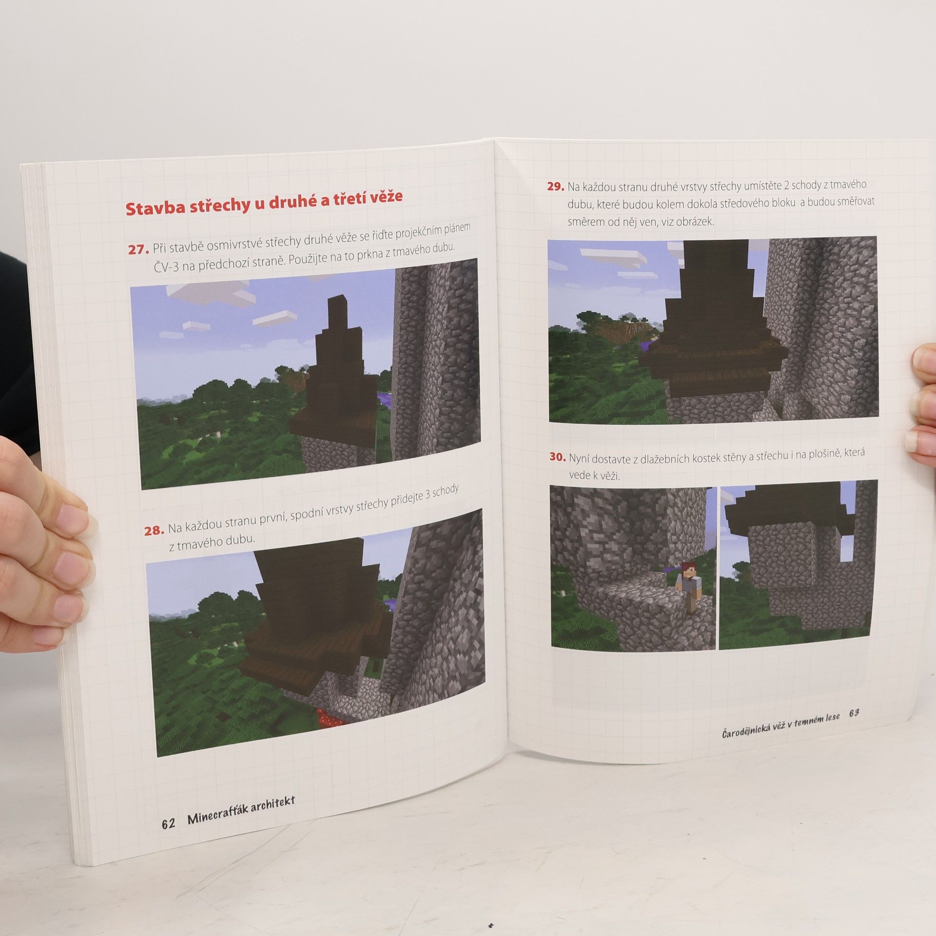 Megan Miller Minecrafťák architekt. Úžasné stavby krok za krokem