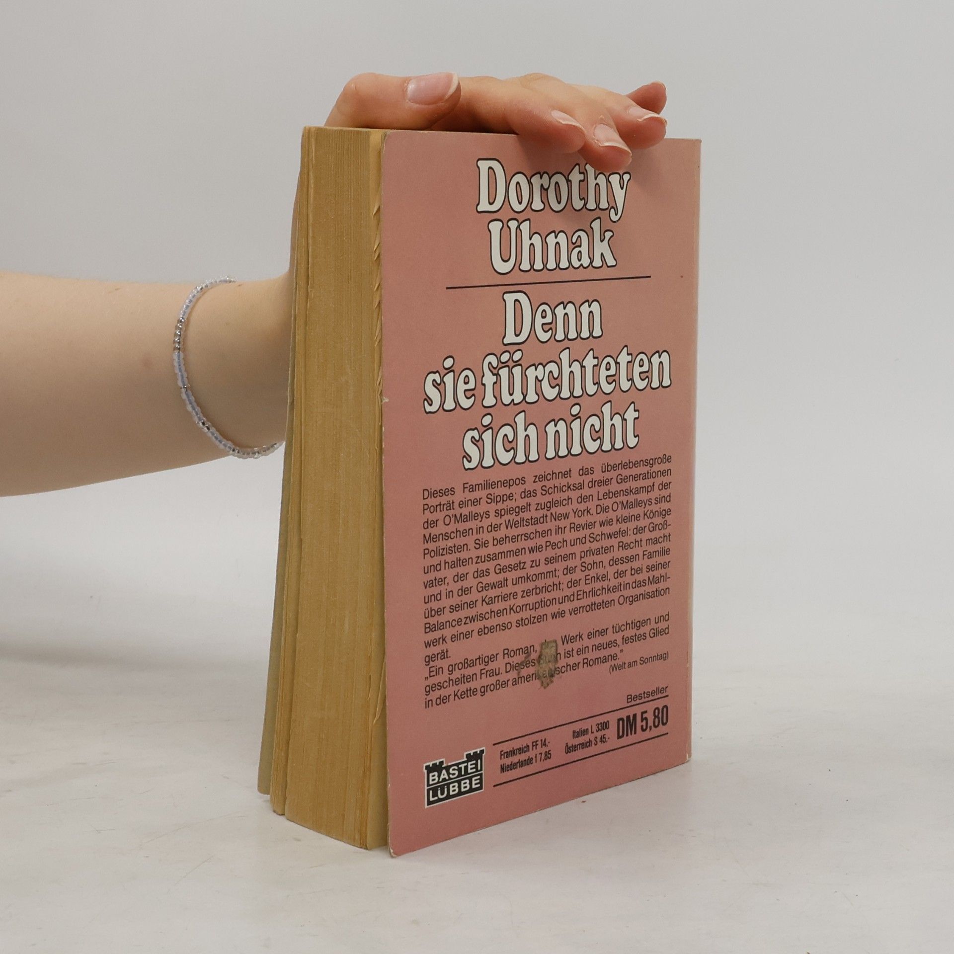 Dorothy Uhnak Denn sie fürchteten sich nicht.