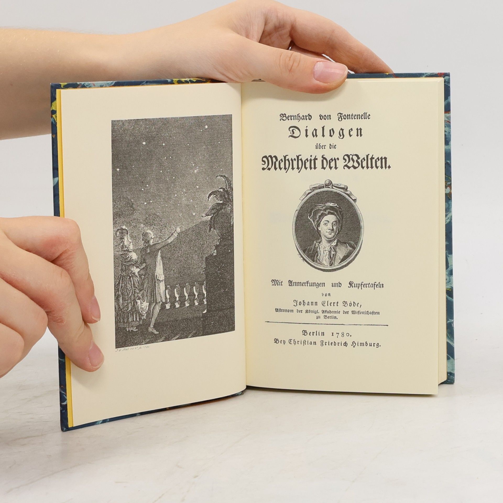 Bernard Le Bovier de Fontenelle Dialogen über die Mehrheit der Welten