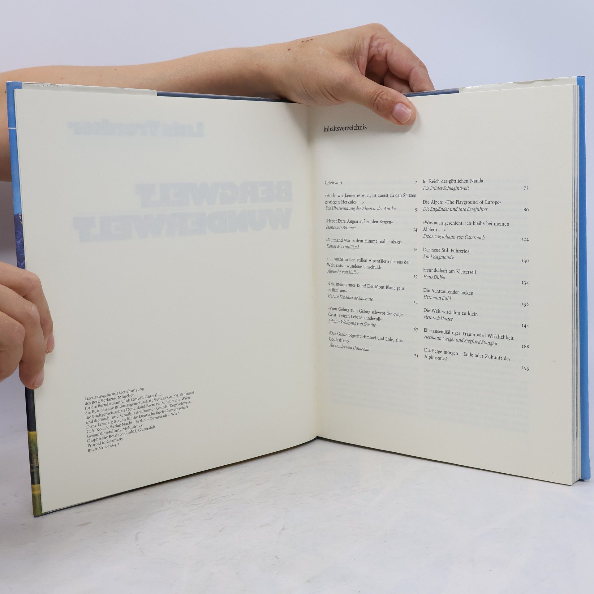 Luis Trenker Bergwelt Wunderwelt