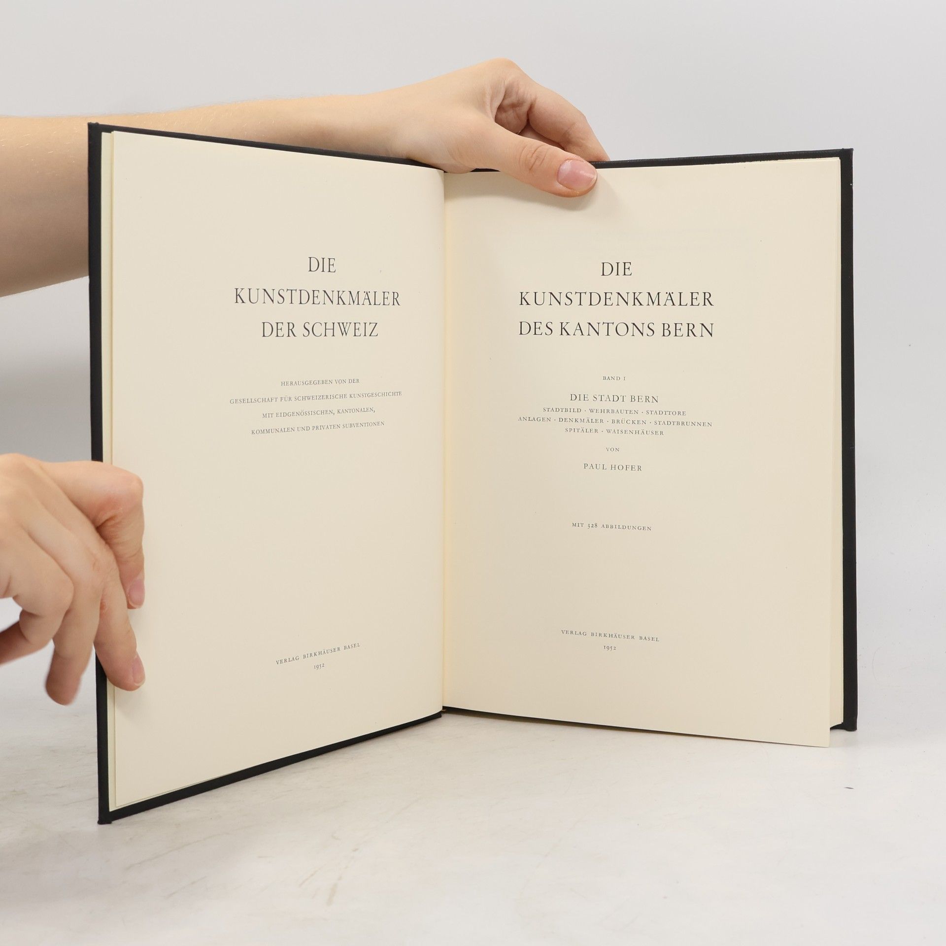 Paul Hofer Die Kunstdenkmäler des Kantons Bern III