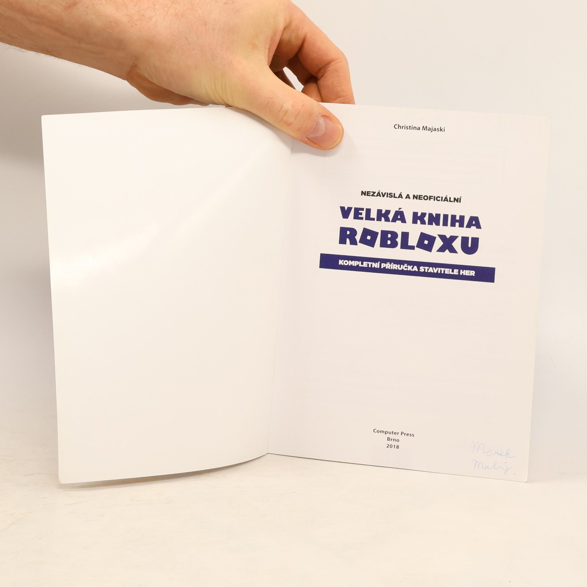 Christina Majaski Nezávislá a neoficiální velká kniha Robloxu