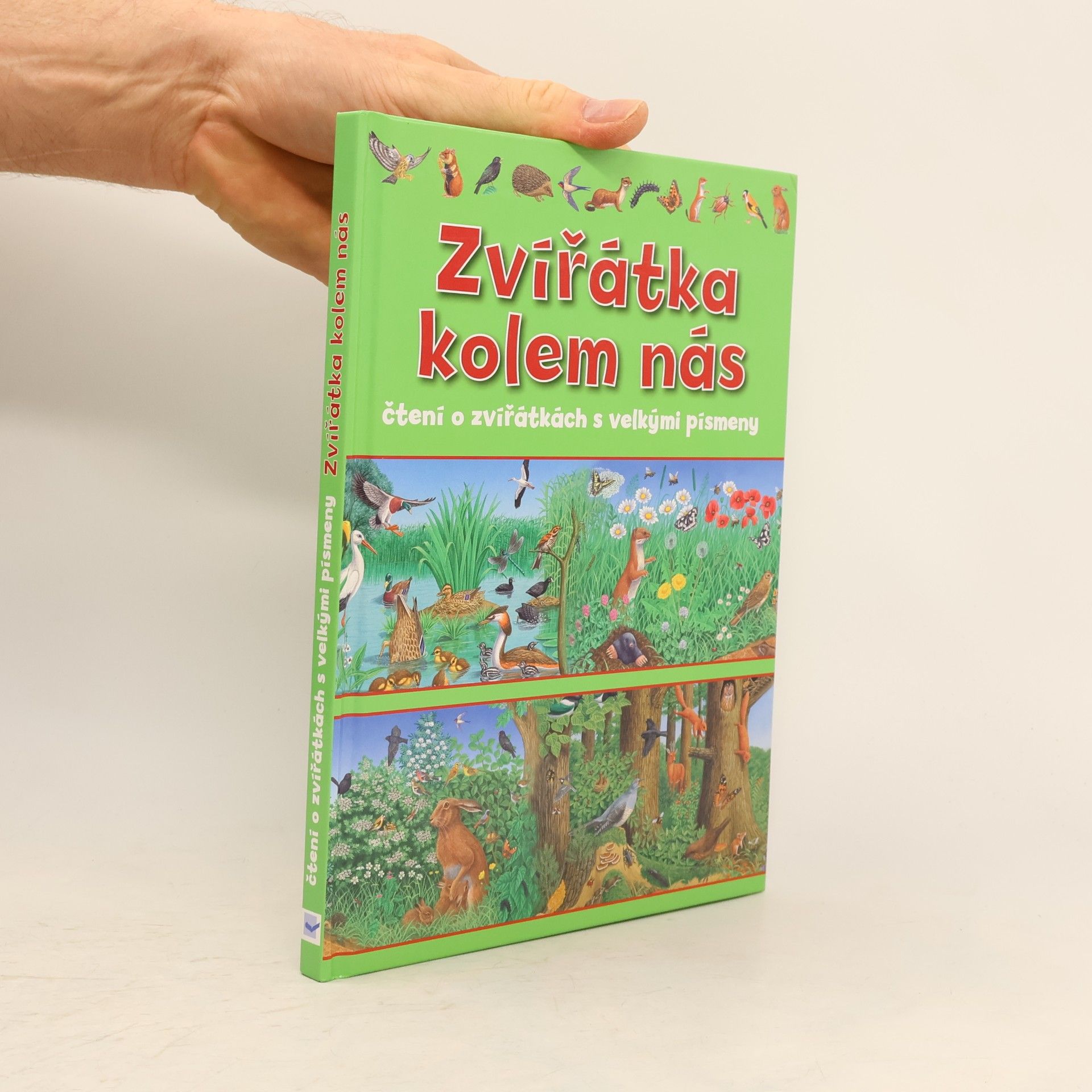 AA.VV. Zvířátka kolem nás : čtení o zvířátkách s velkými písmeny