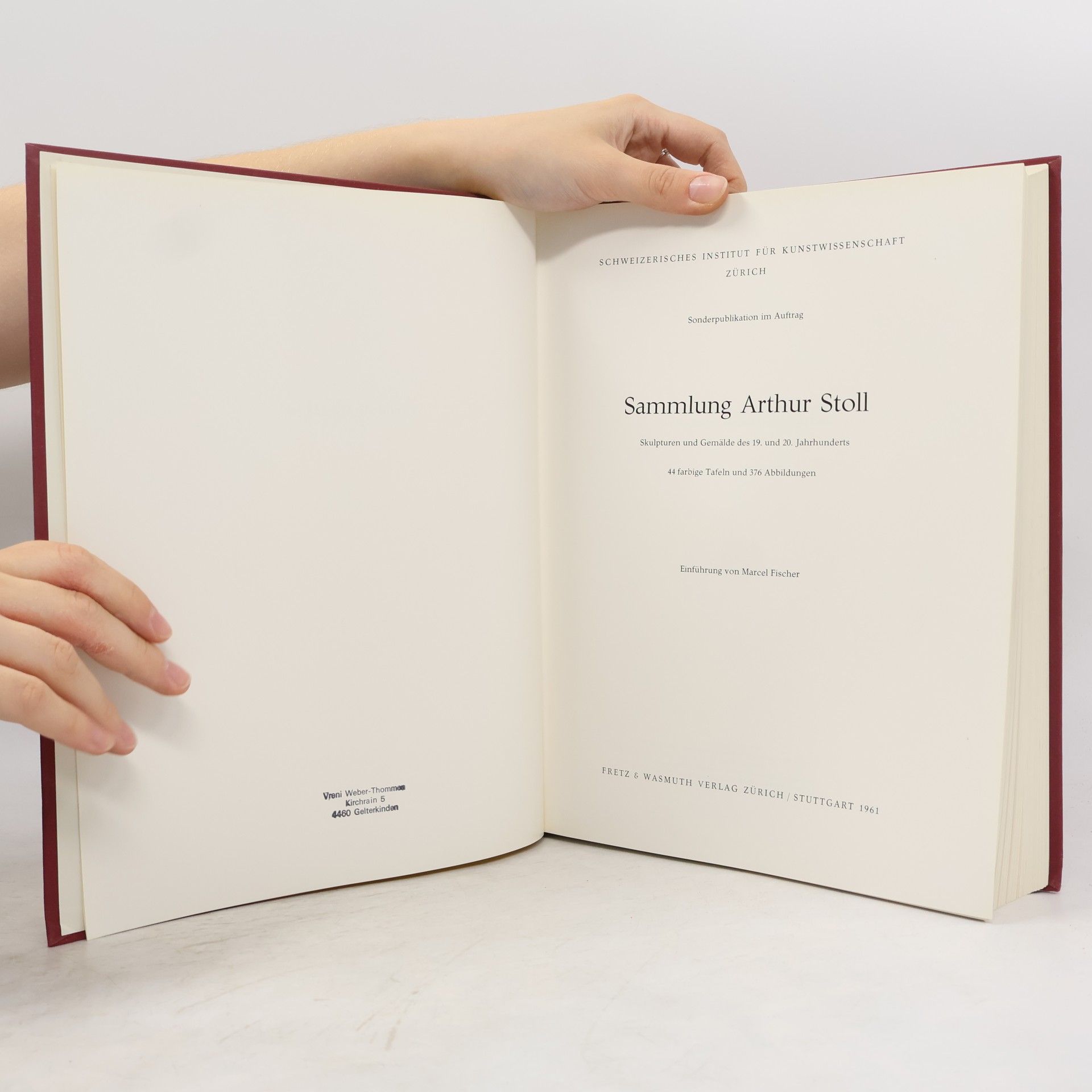 Arthur Stoll Sammlung Arthur Stoll