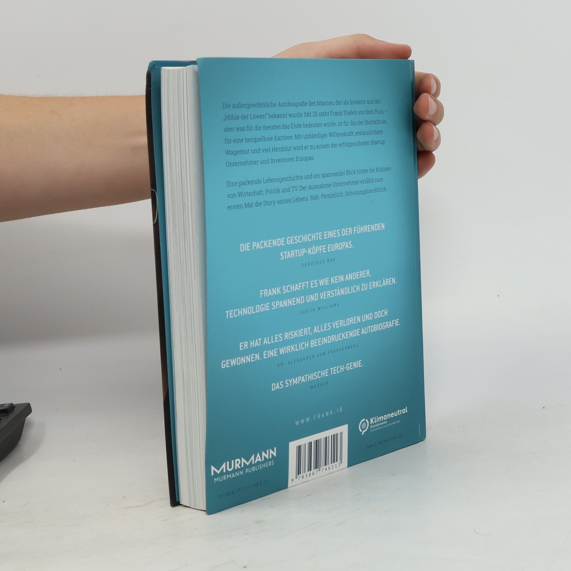 Kolektiv autorů Frank Thelen: Die autobiografie