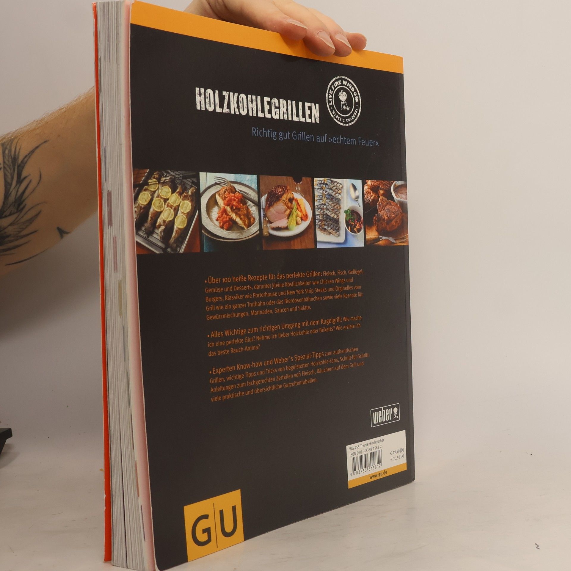 Jamie Purviance Webers grillen mit holzkohle