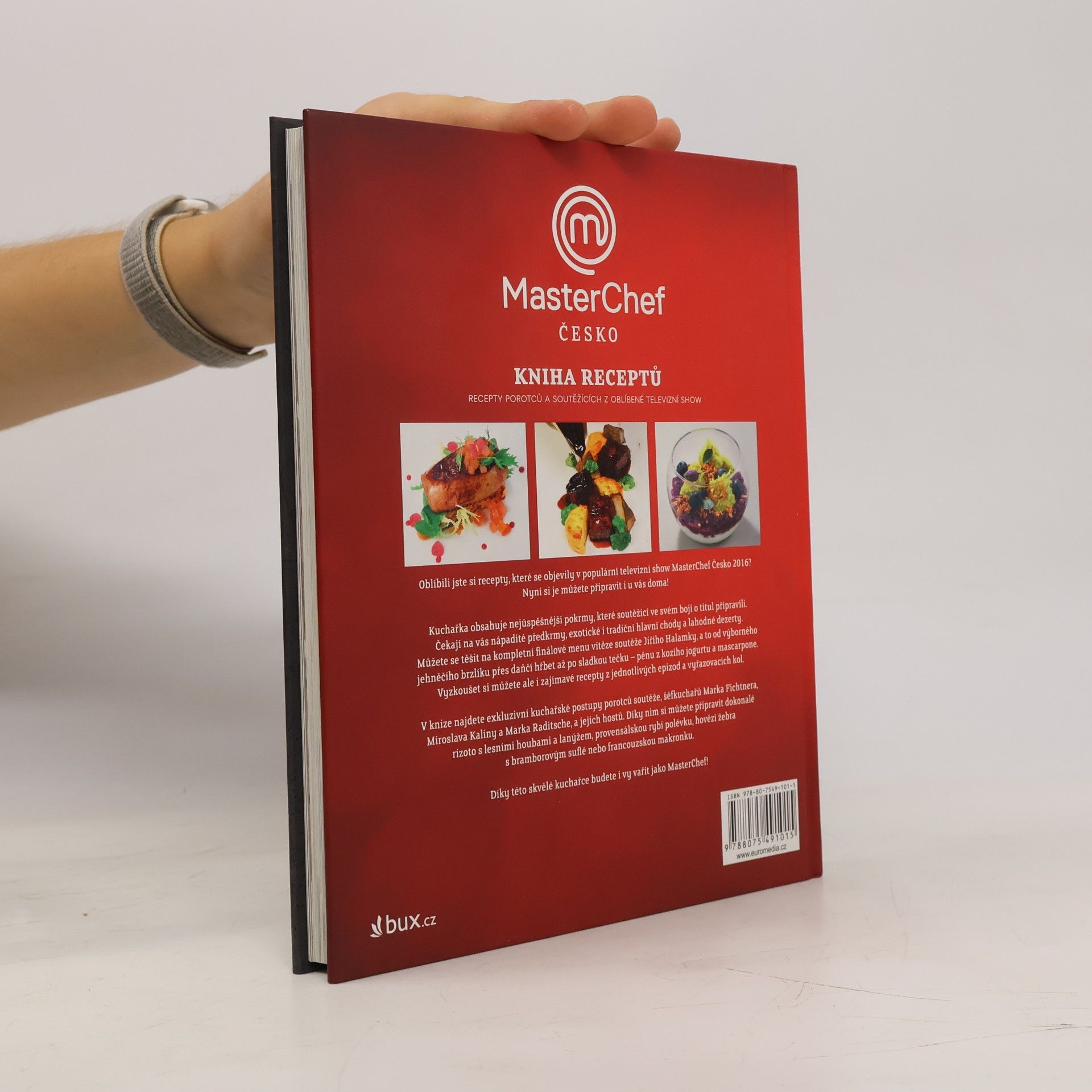 Various authors MasterChef Česko. Kniha receptů