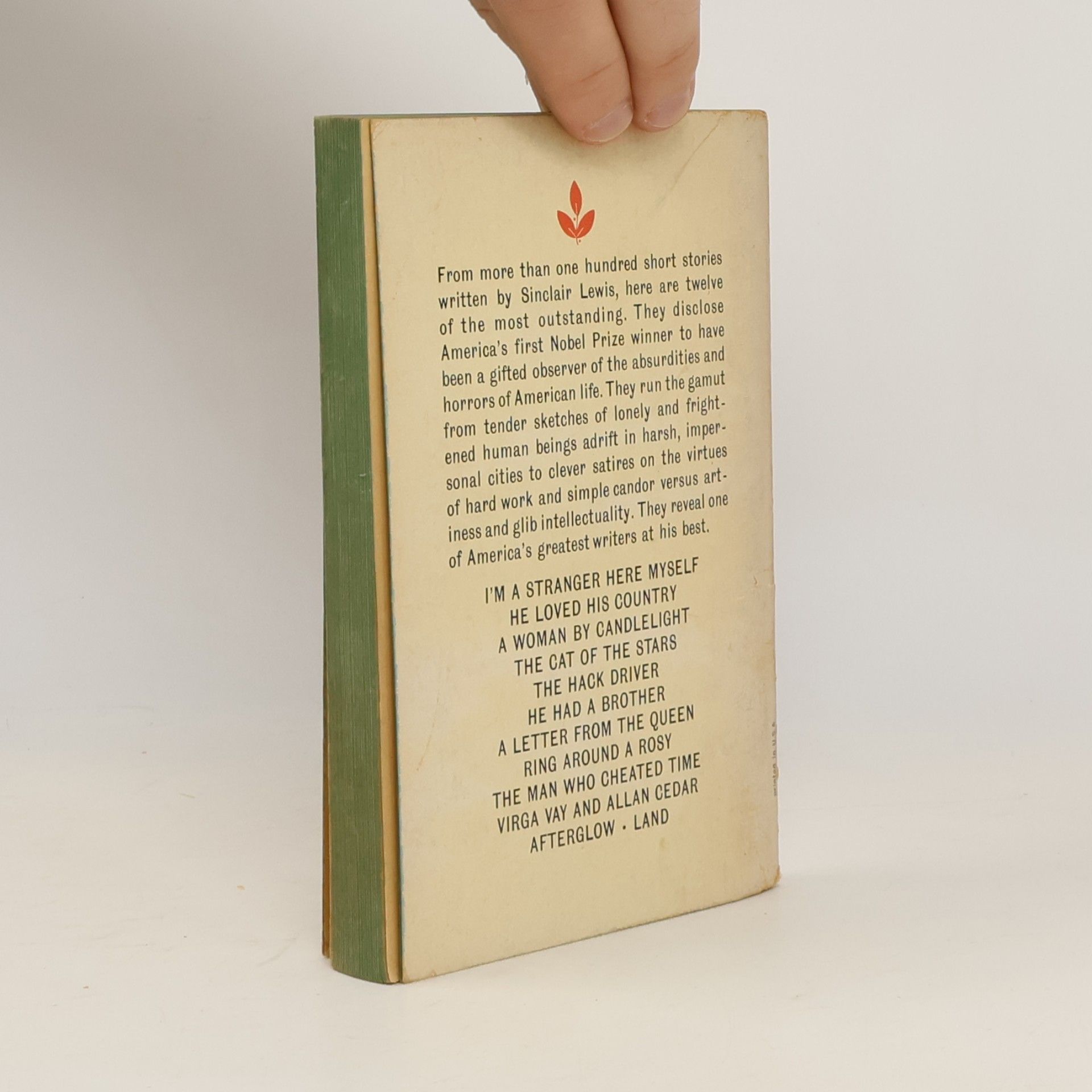 Sinclair Lewis I'm a Stranger Here Myself and Other Stories