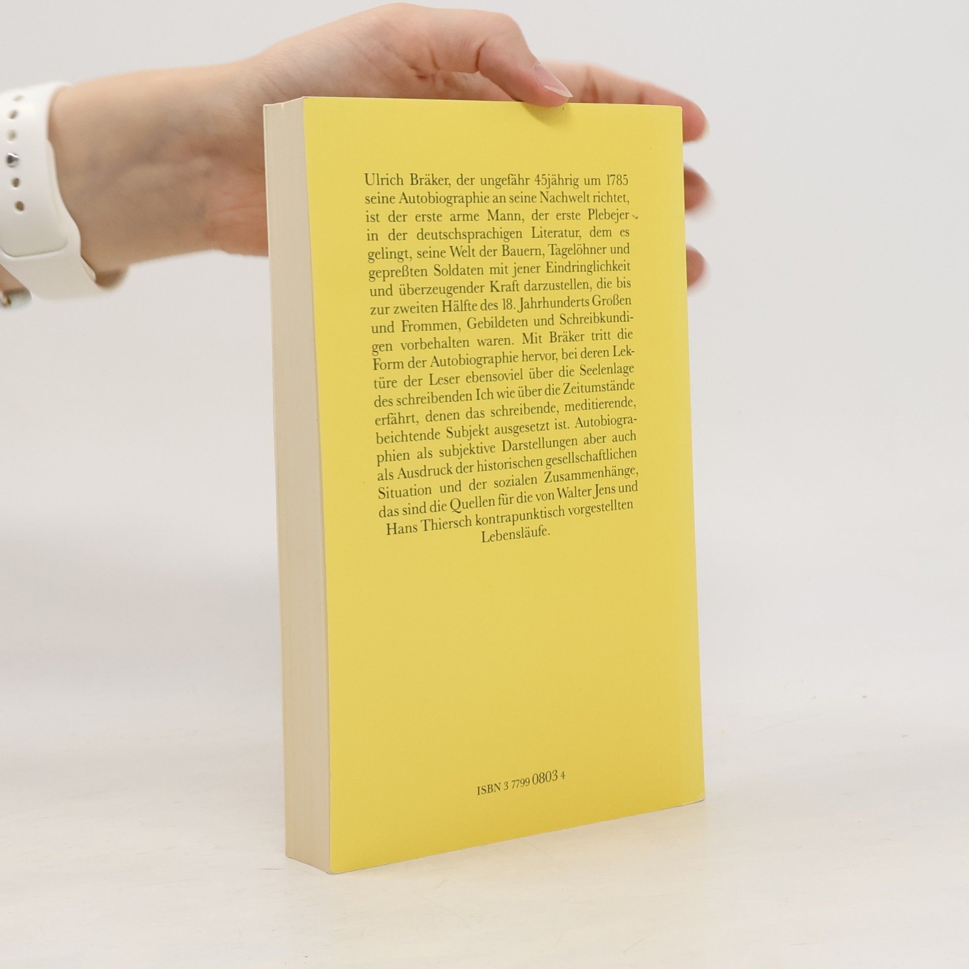 Walter Jens Deutsche Lebensläufe in Autobiographien und Briefen