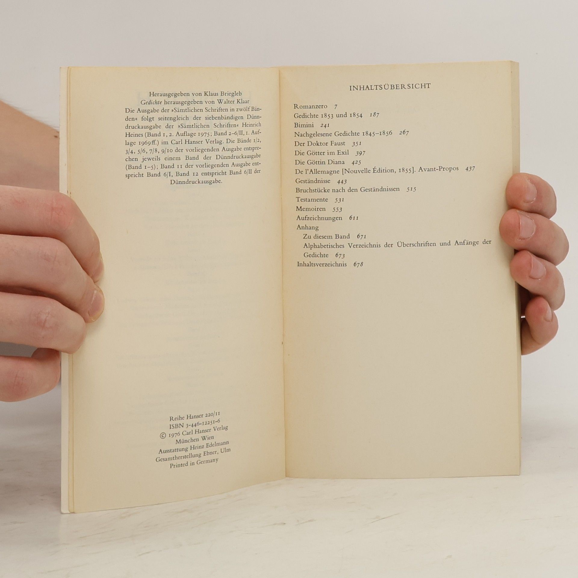 Heinrich Heine Heinrich Heine: Sämtliche Schriften Band 11