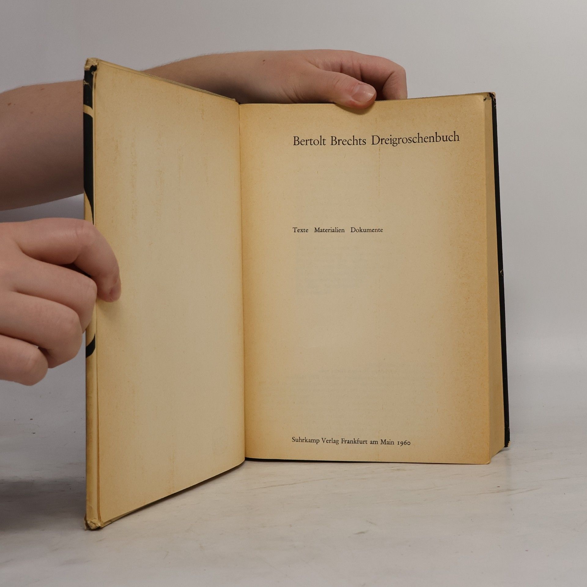 Bertolt Brecht Bertolt Brechts Dreigroschenbuch
