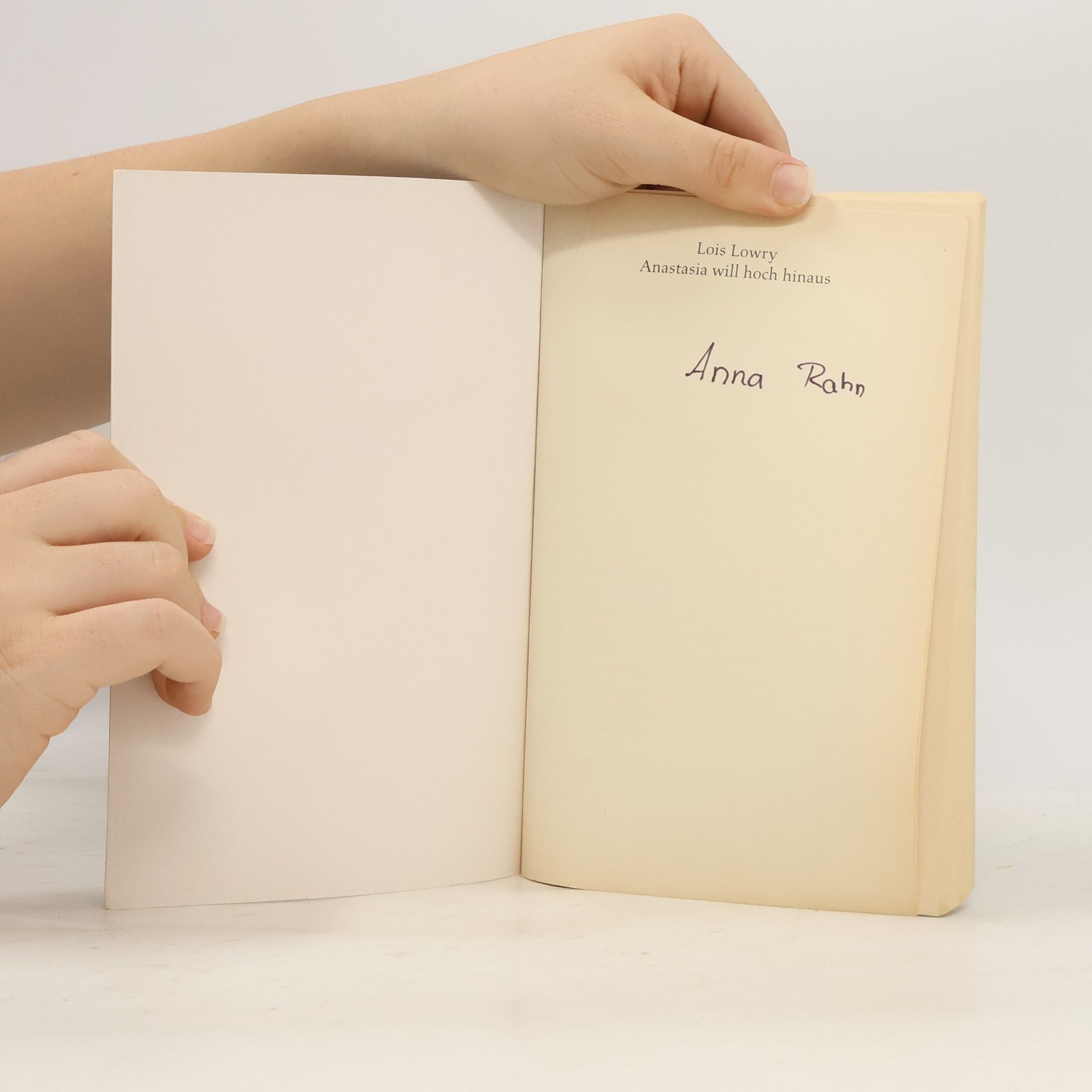 Lois Lowry Anastasia will hoch hinaus