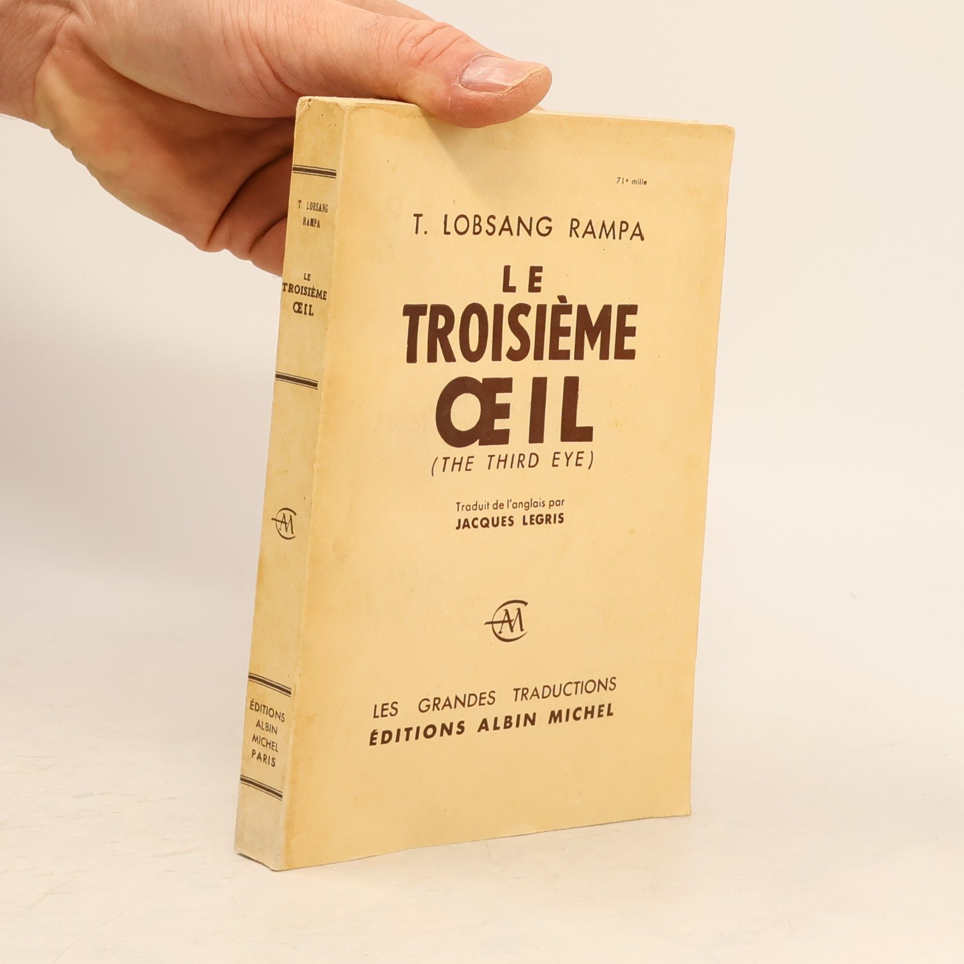 Tuesday Lobsang Rampa Le troisième oeil