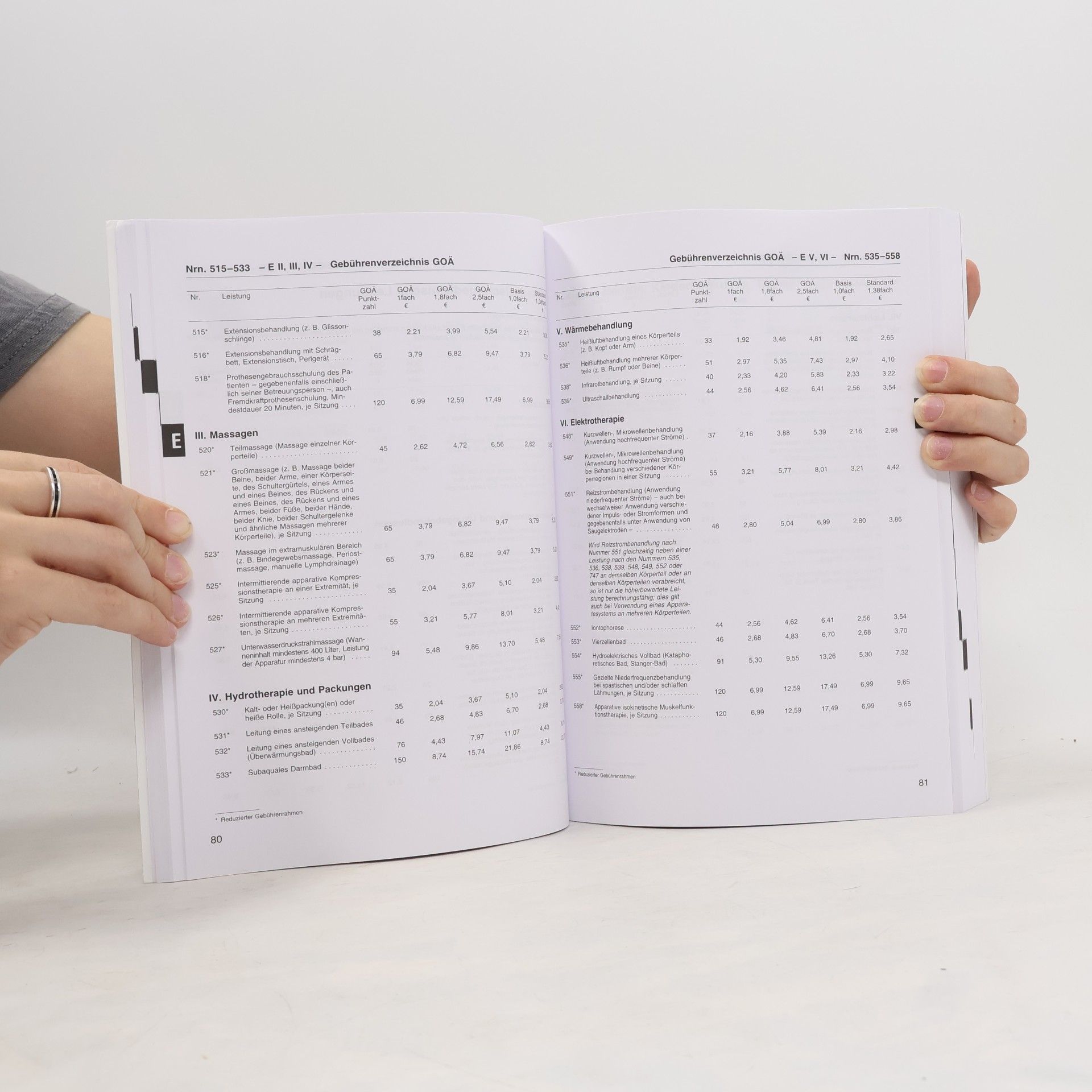 R. Hess Gebührenordnung für Ärzte (GOÄ), Stand Januar 2020