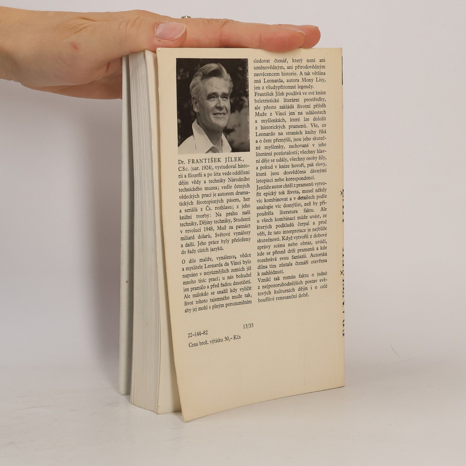 František Jílek Muž z Vinci