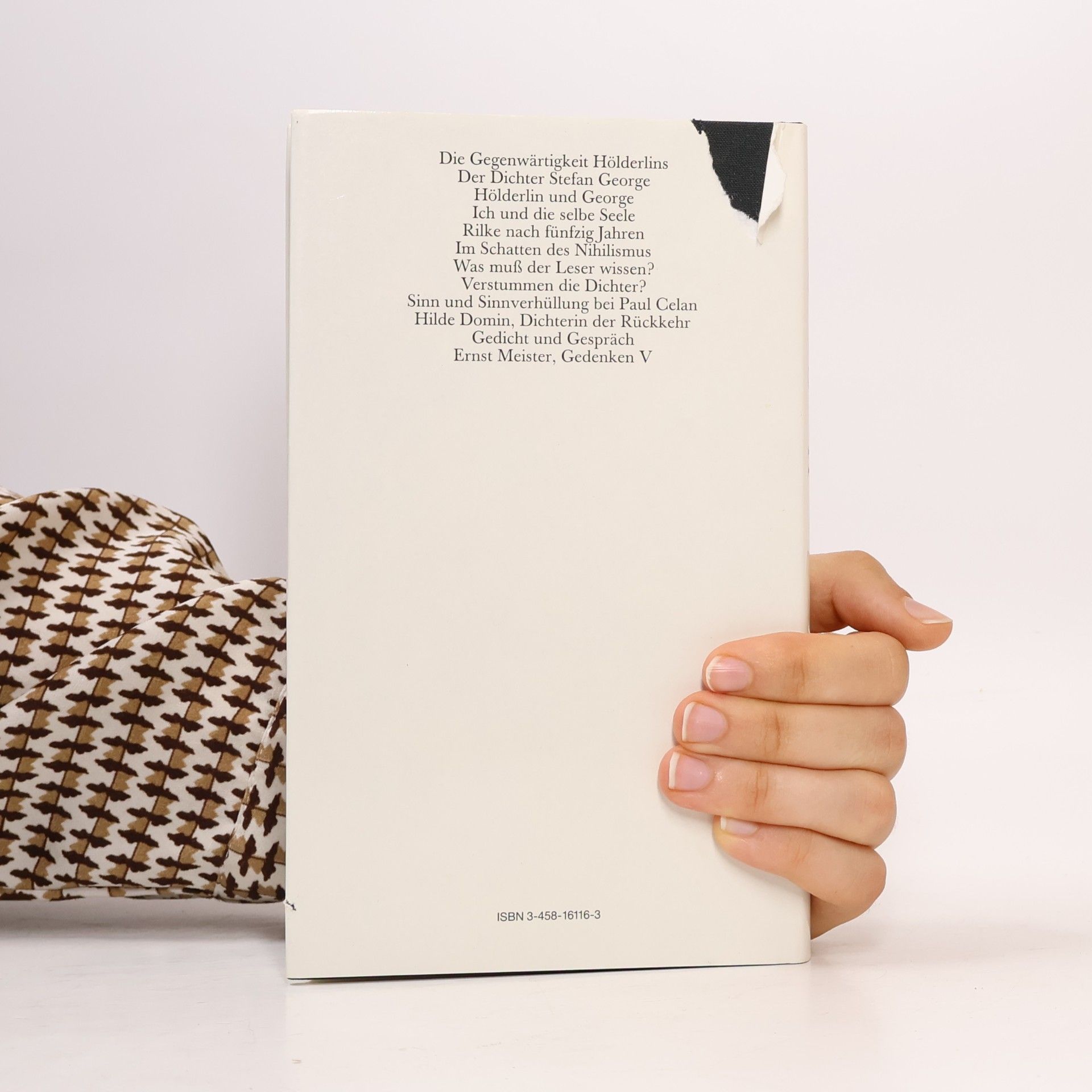 Hans-Georg Gadamer Gedicht und Gespräch