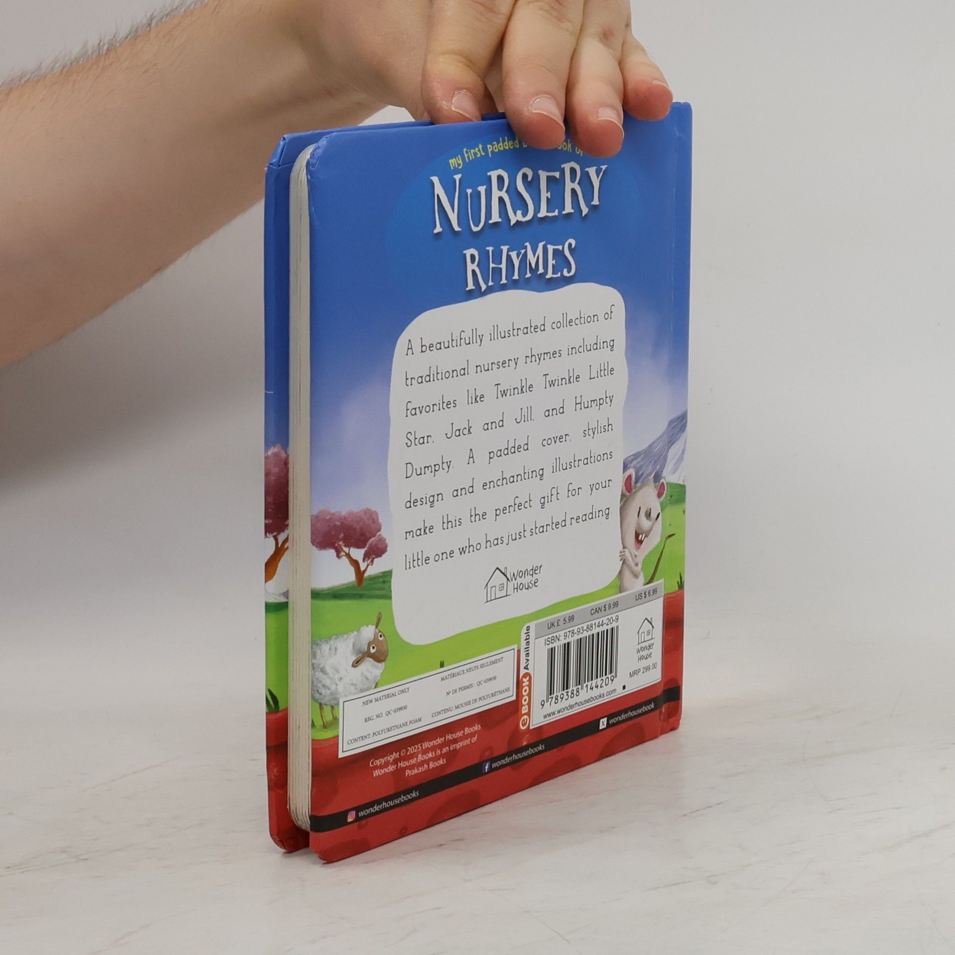 Wonder House Books Nursery Rhymes Board Book