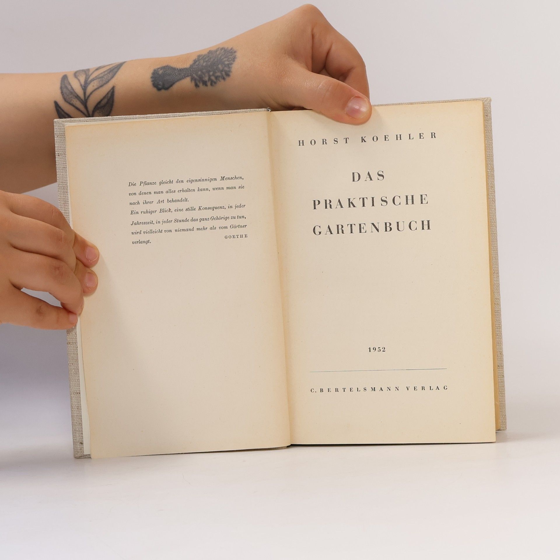 Horst Koehler Das praktische Gartenbuch