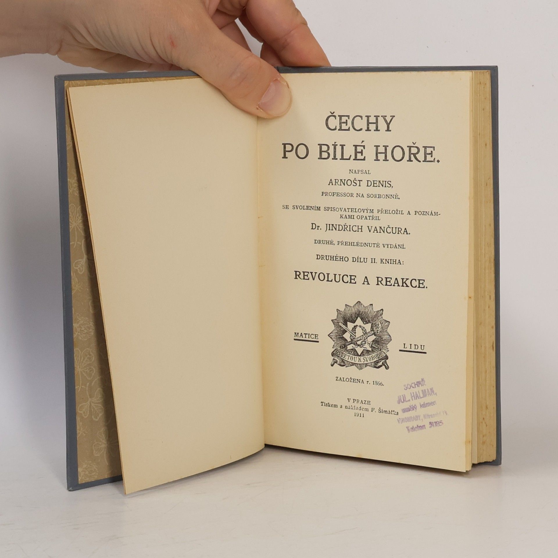 Ernest Denis Čechy po Bílé Hoře II/2