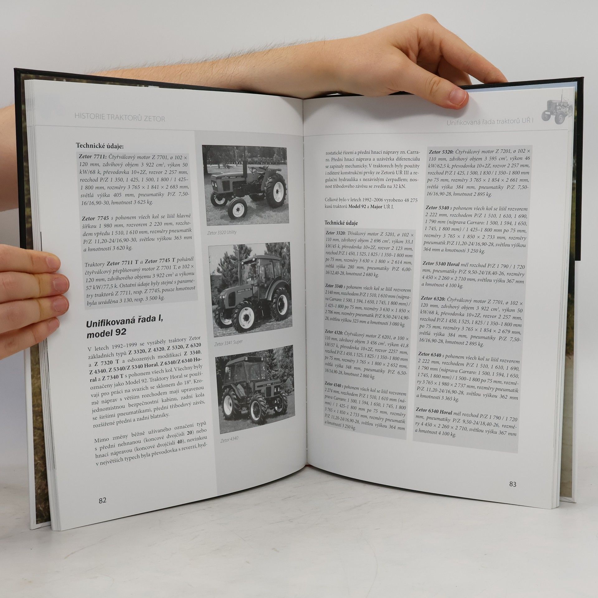 Šuman Hreblay Marián Historie traktoru Zetor, Vývoj, technika, prototypy a unifikované rady
