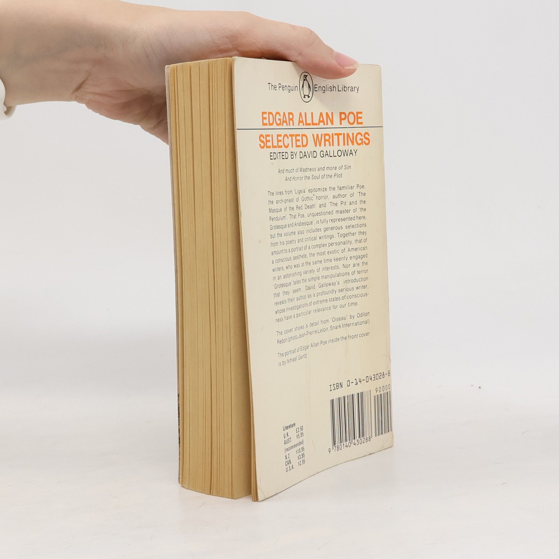Edgar Allan Poe Selected Writings of Edgar Allan Poe