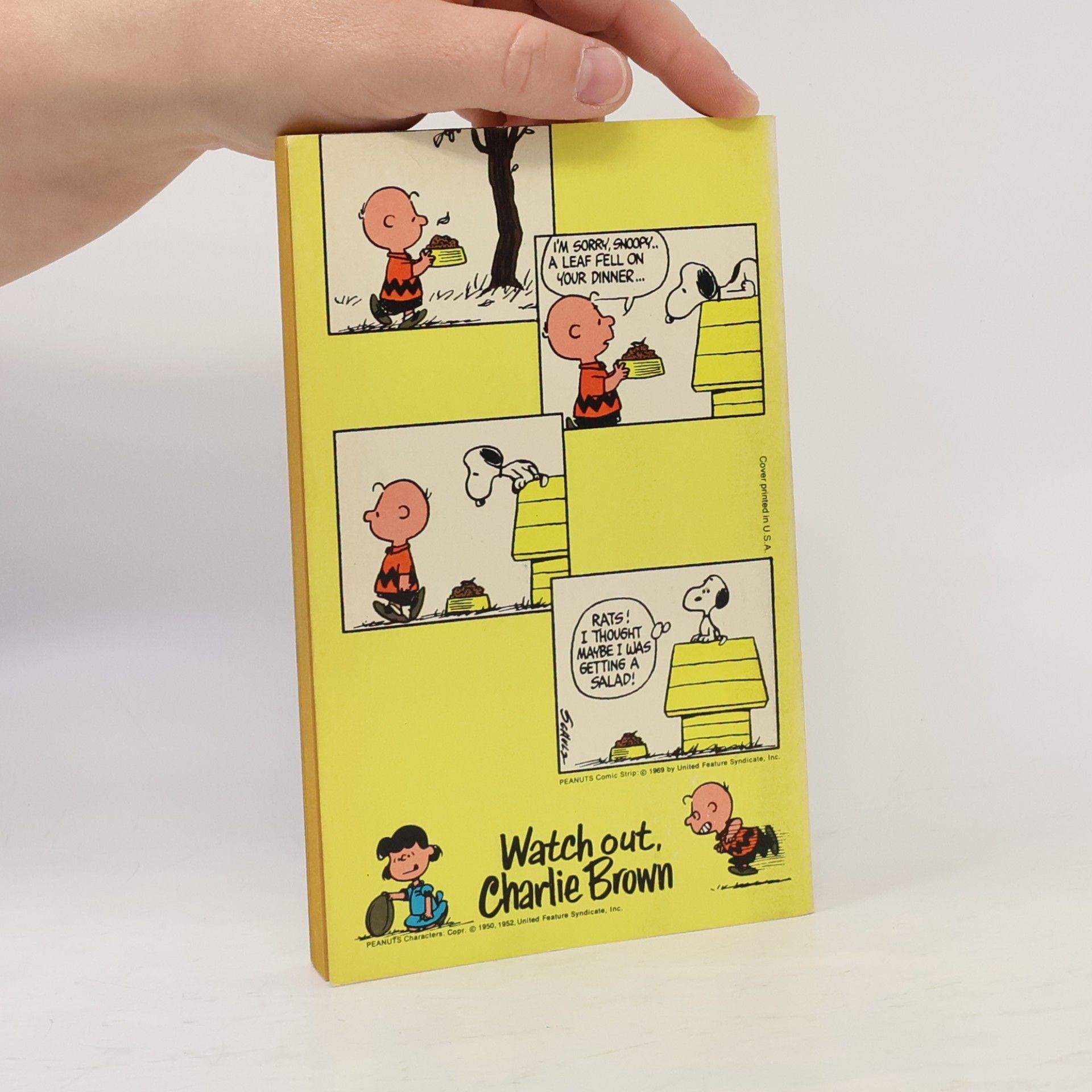 Charles Monroe Schulz Watch Out Charlie Brown