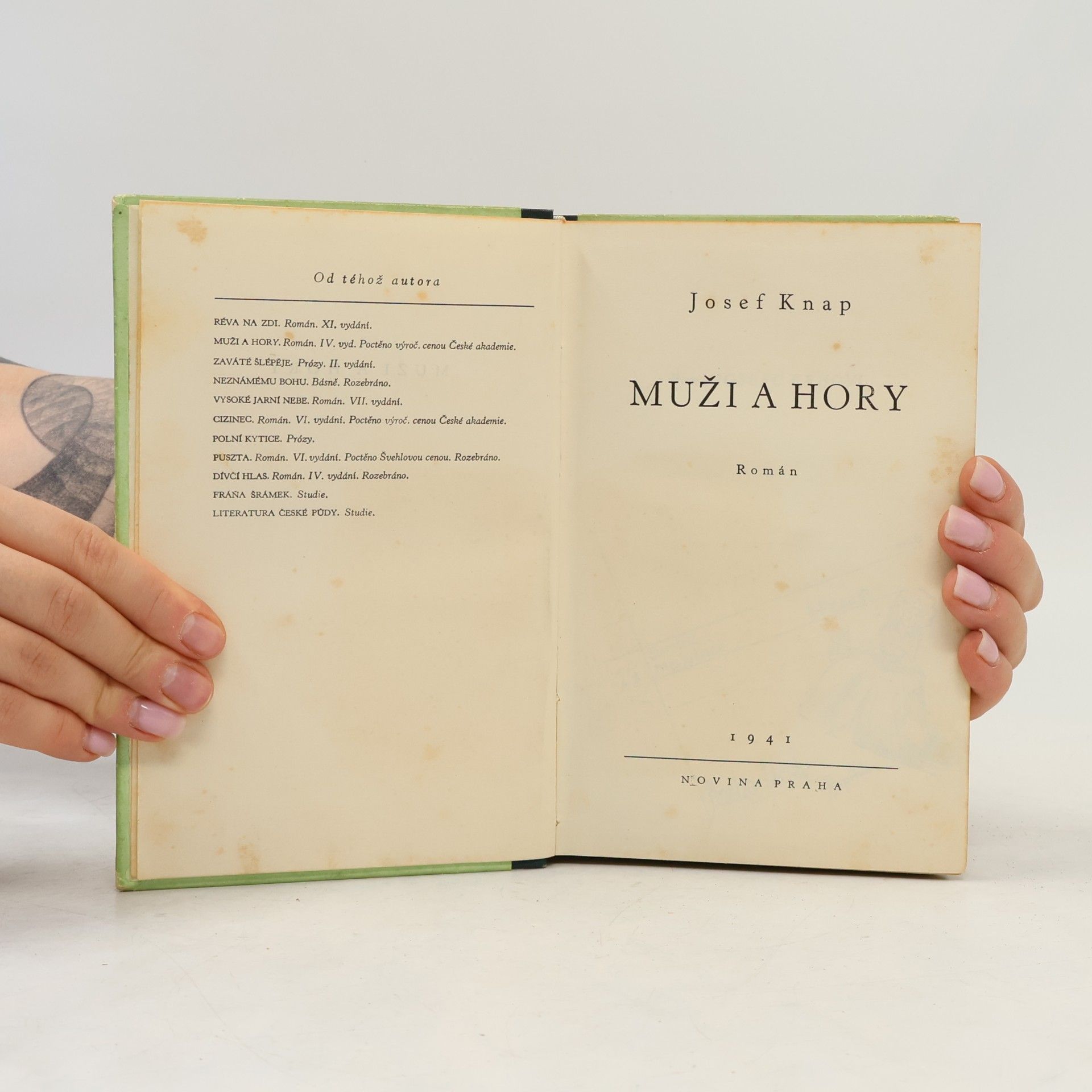Josef Knap Muži a hory