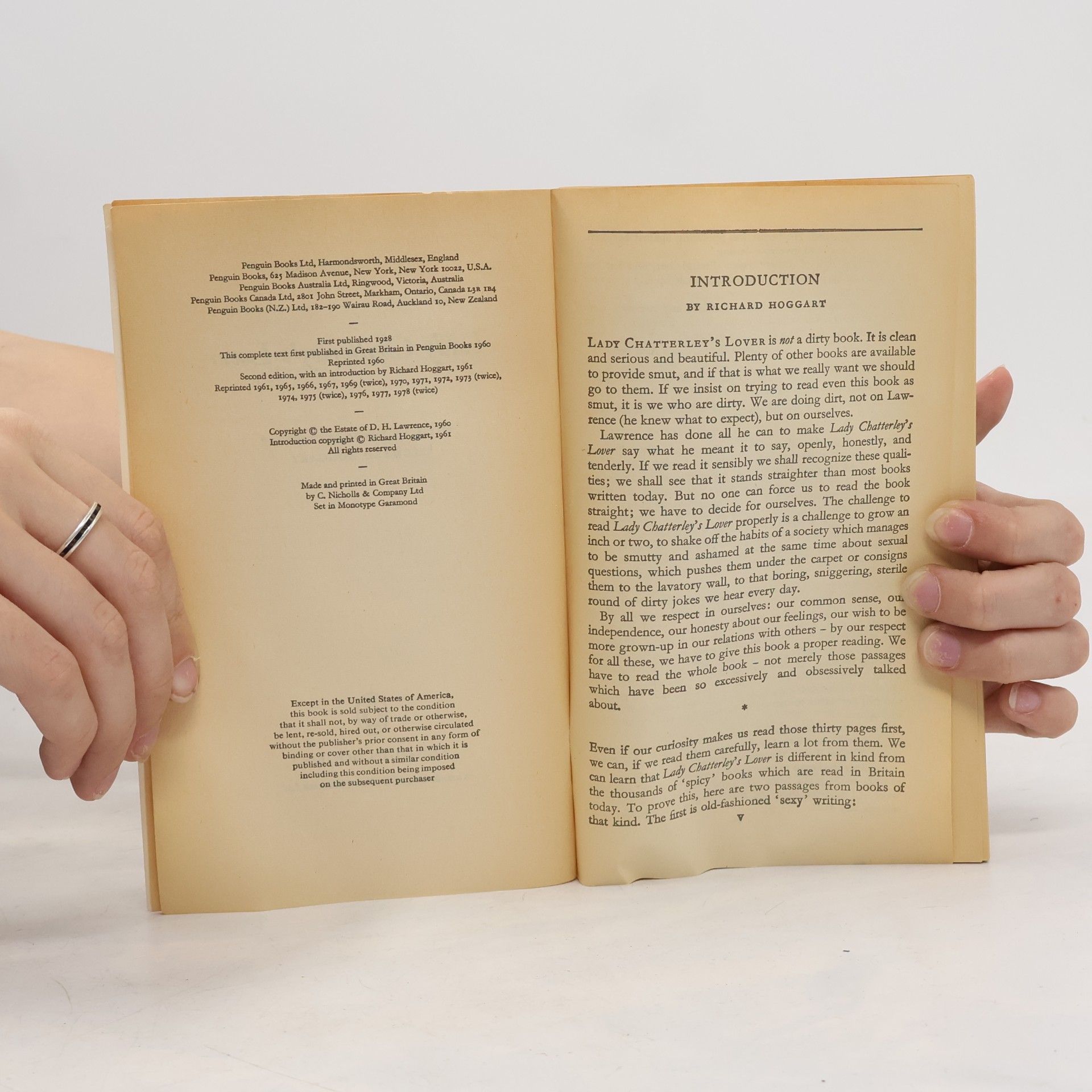 D. H. Lawrence The First Lady Chatterley. The first version of Lady Chatterley's lover