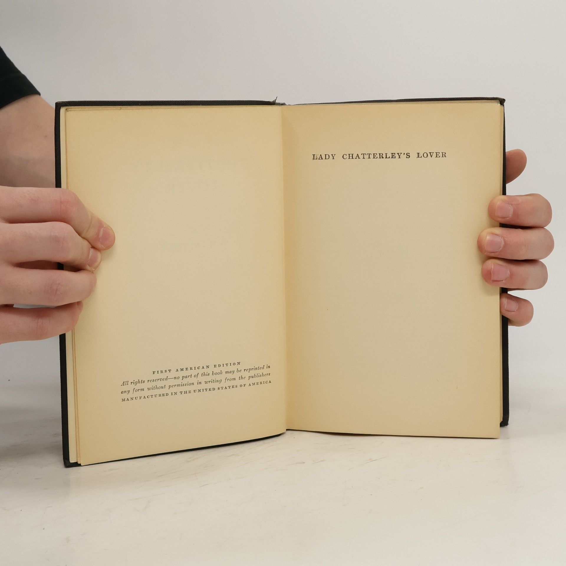 David Herbert Lawrence Lady Chatterley's Lover