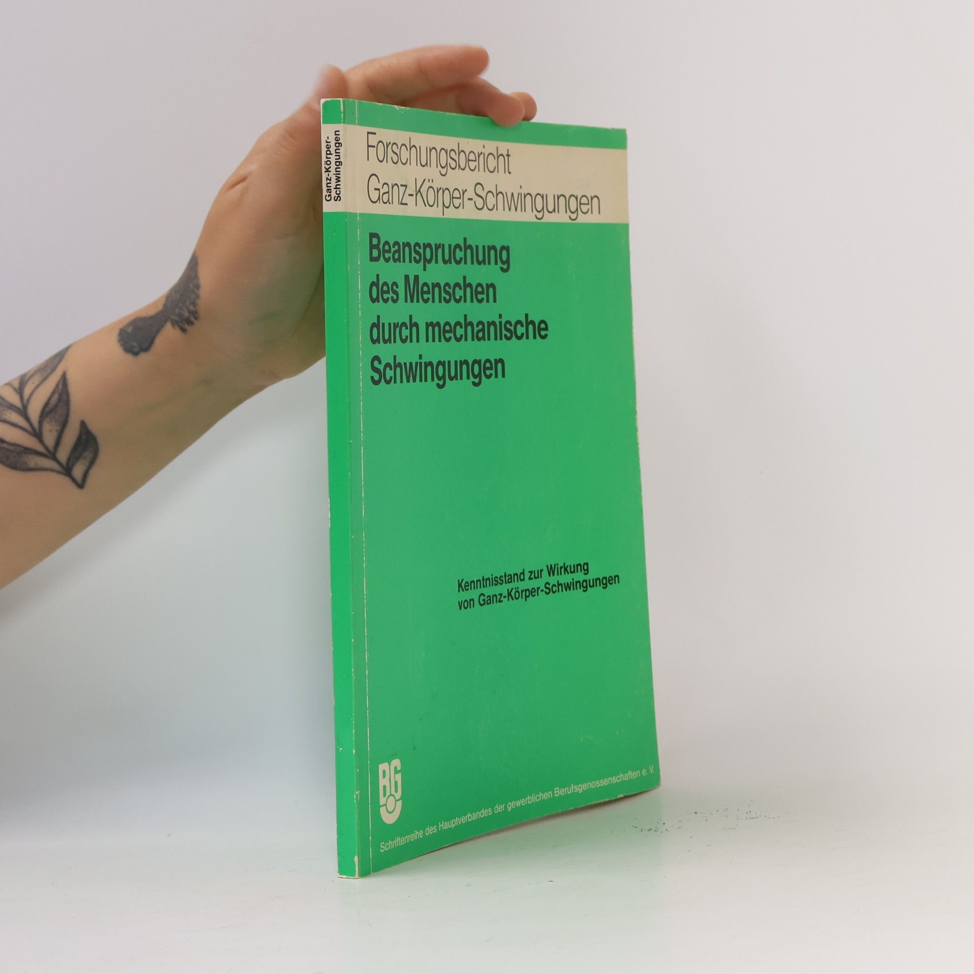 Heinrich Dupuis Beanspruchung des Menschen durch mechanische Schwingungen