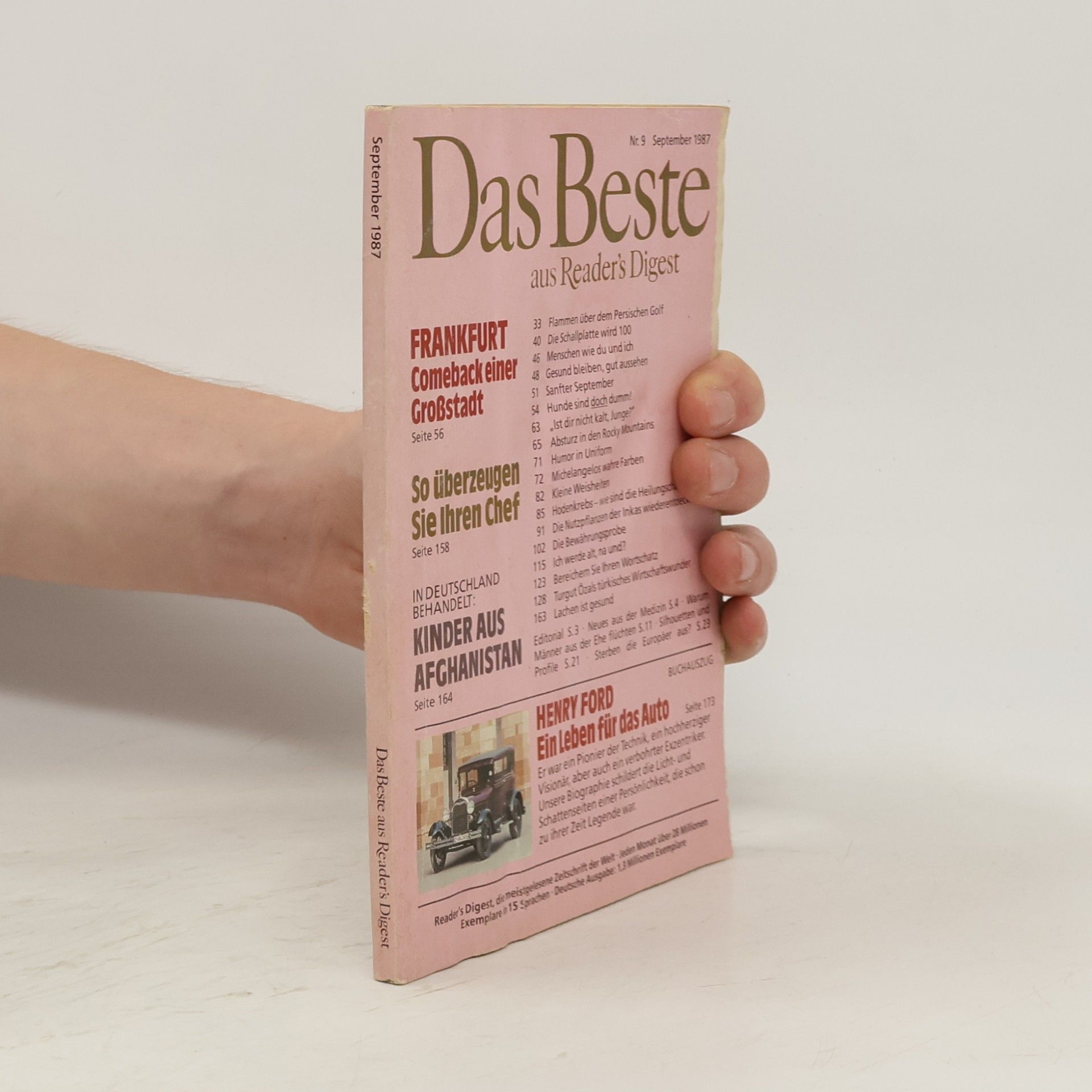 Autorenkollektiv Das Beste aus Reader's Digest 9/1987