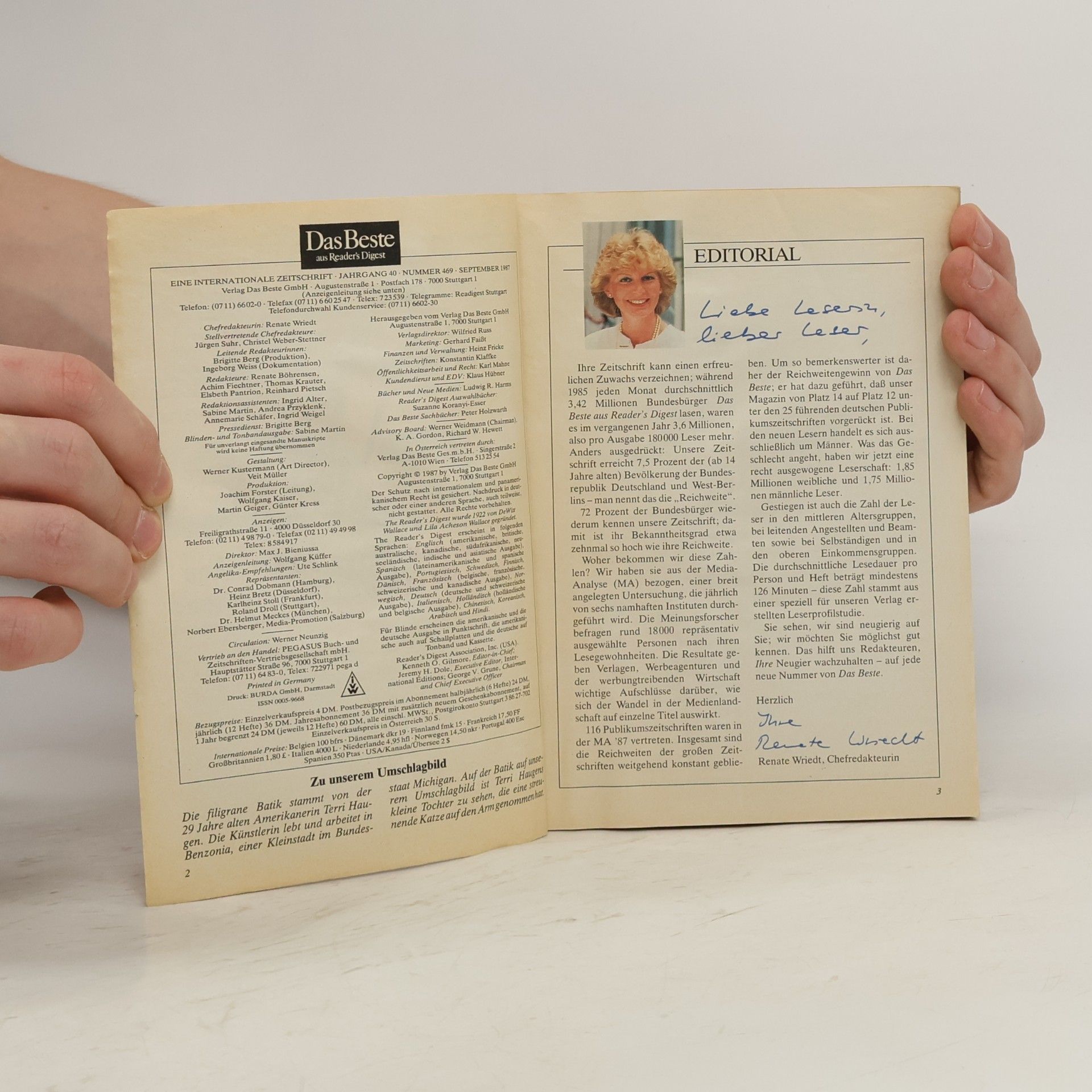 Autorenkollektiv Das Beste aus Reader's Digest 9/1987