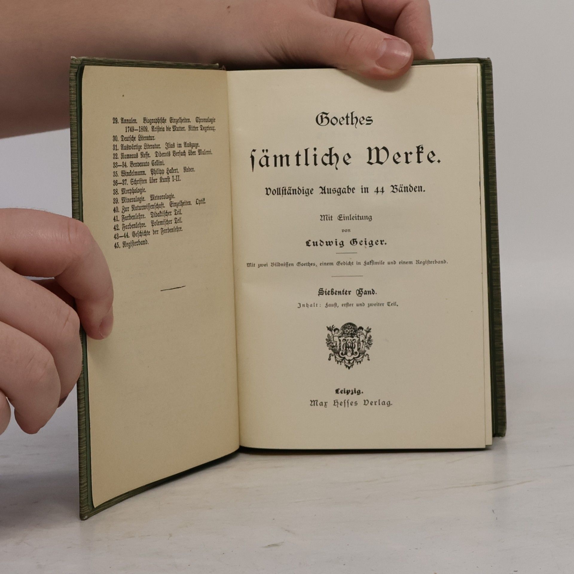 Johann Wolfgang von Goethe Goethes sämtliche Werke 17