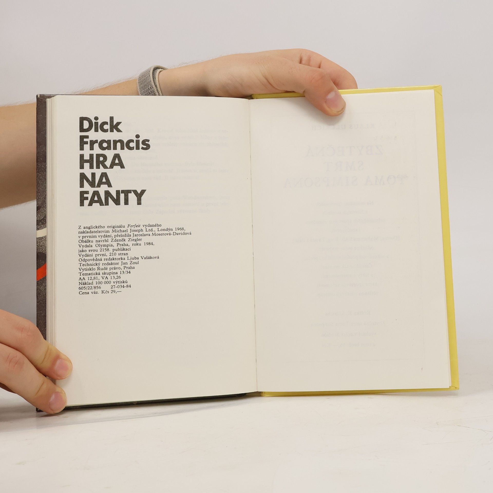 Dick Francis Hra na fanty