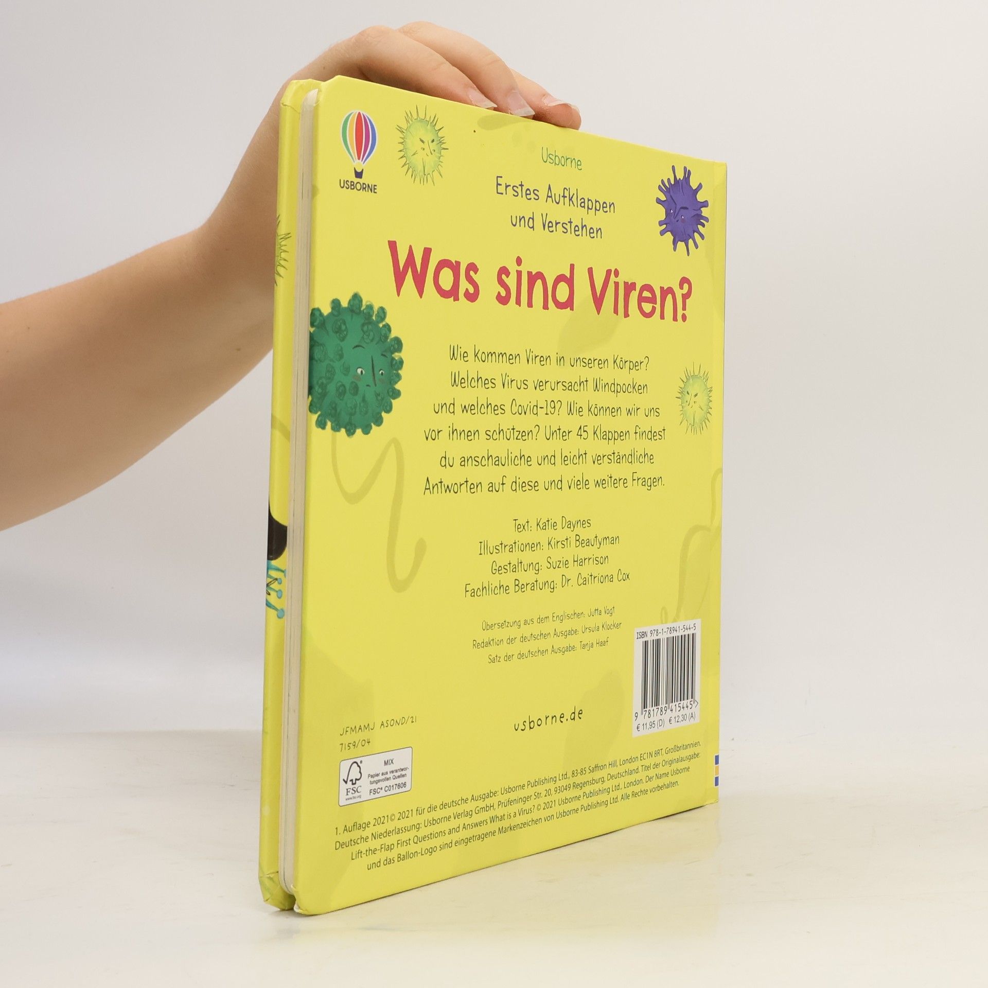 Katie Daynes Erstes Aufklappen und Verstehen: Was sind Viren?