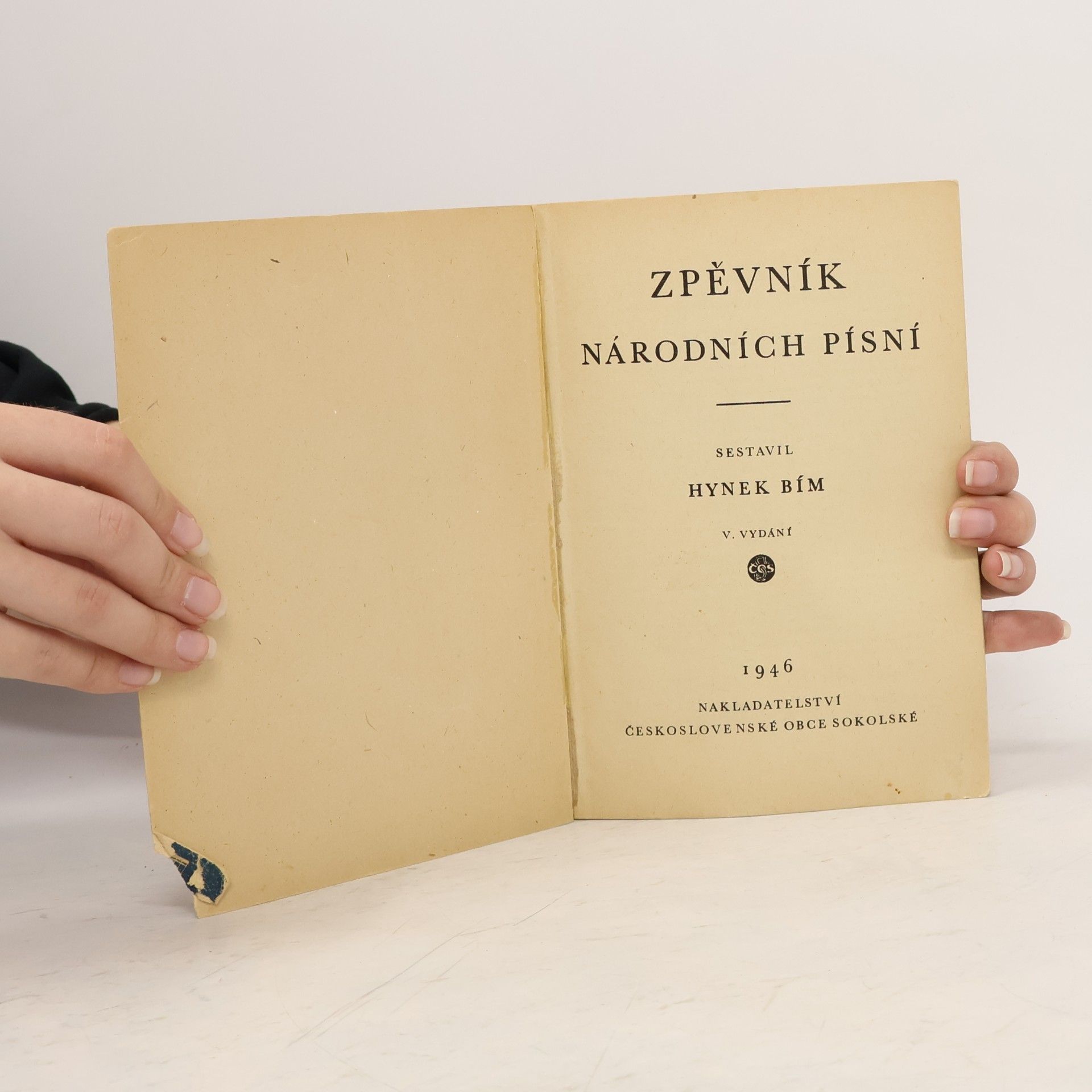 Bím Hynek Zpěvník národních písní